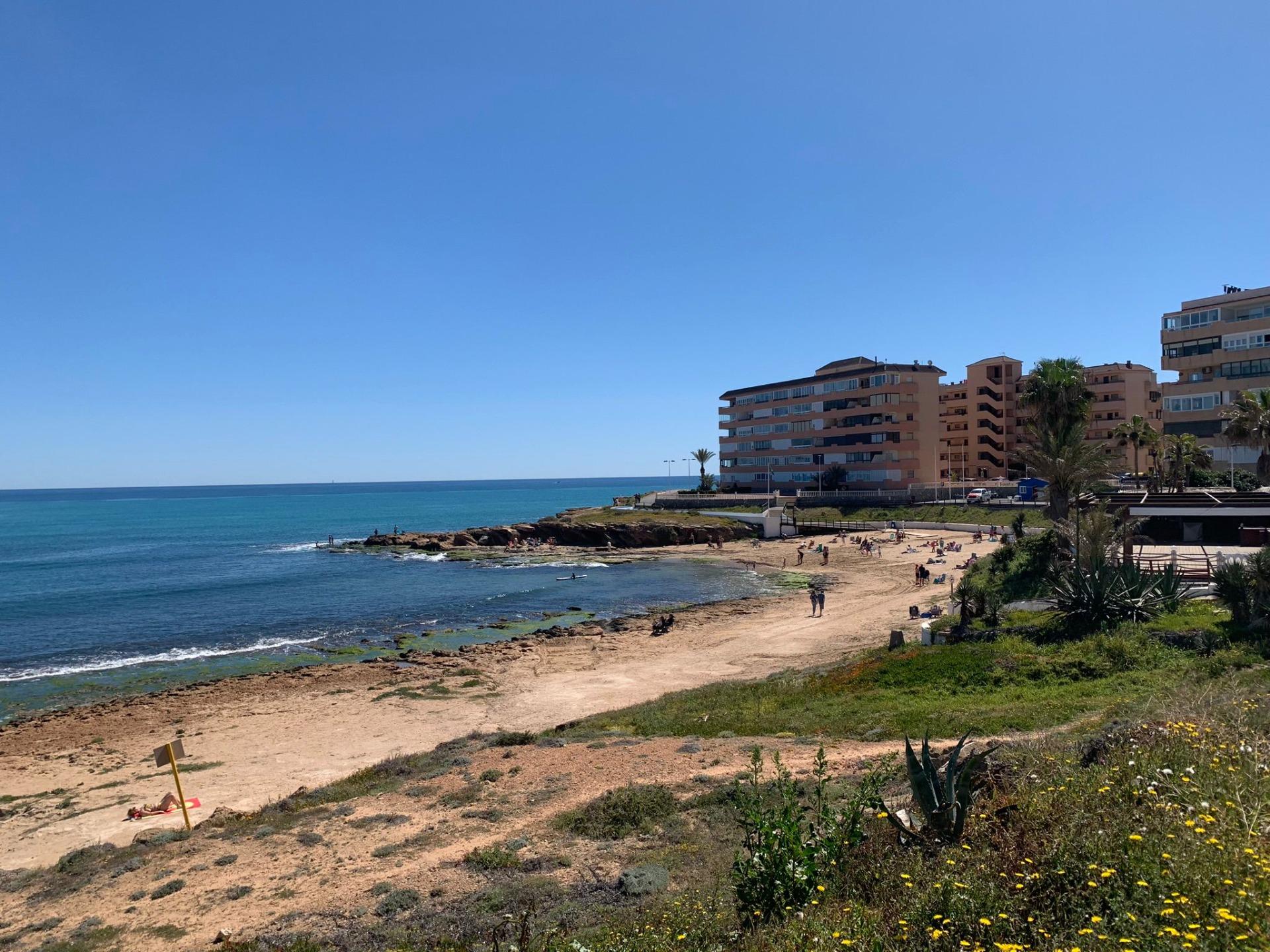 Garden in apartment for sale in Torrevieja