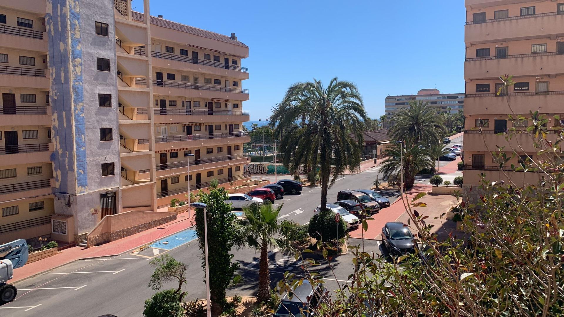 Pool area in apartment for sale in Torrevieja