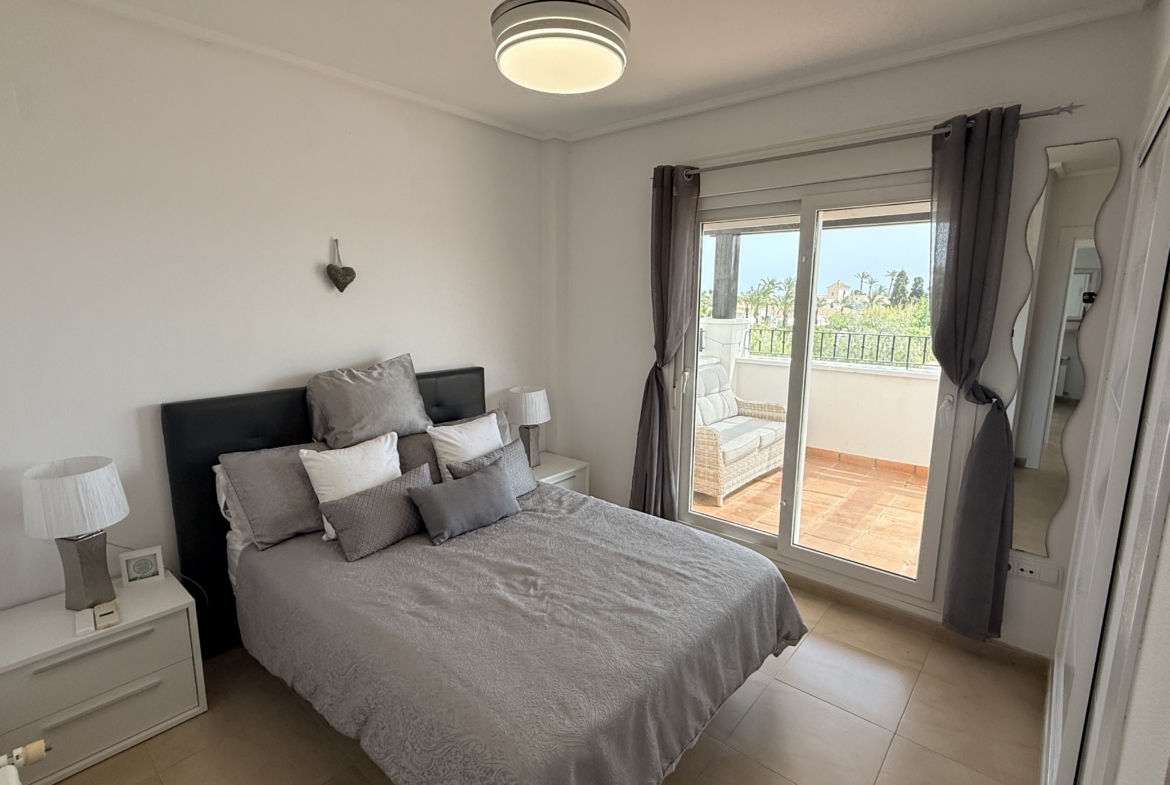 Pool area in apartment for sale in Hacienda Riquelme Golf Resort