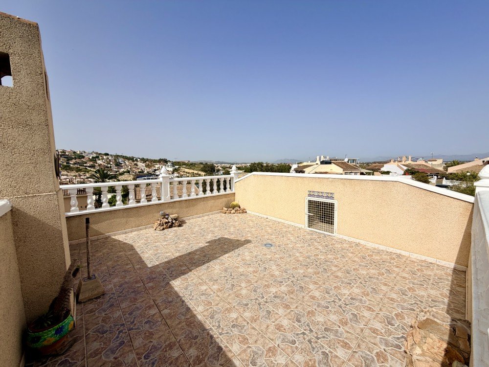 Terrace in villa for sale in Ciudad Quesada