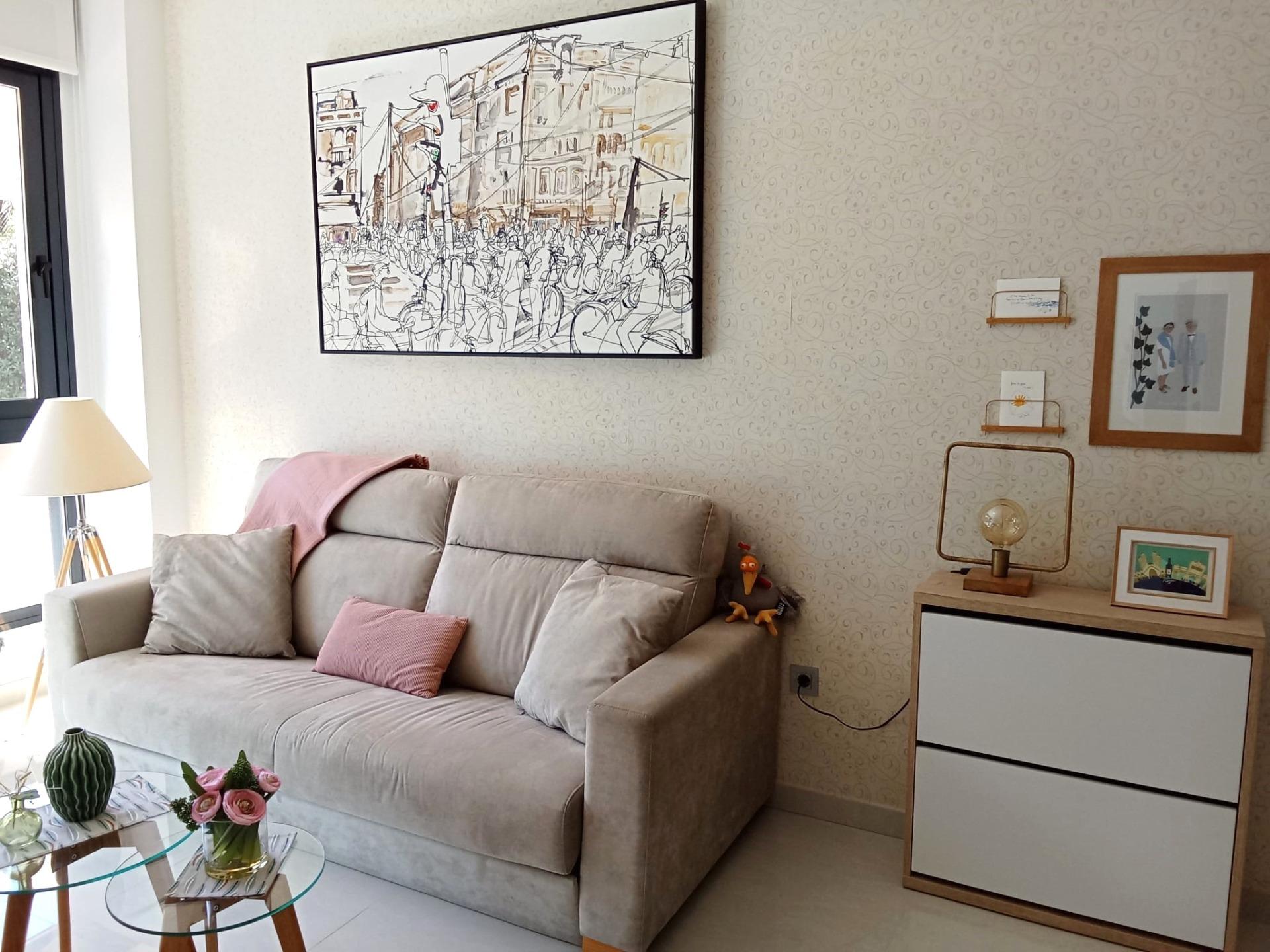 Garden in apartment for sale in Torrevieja