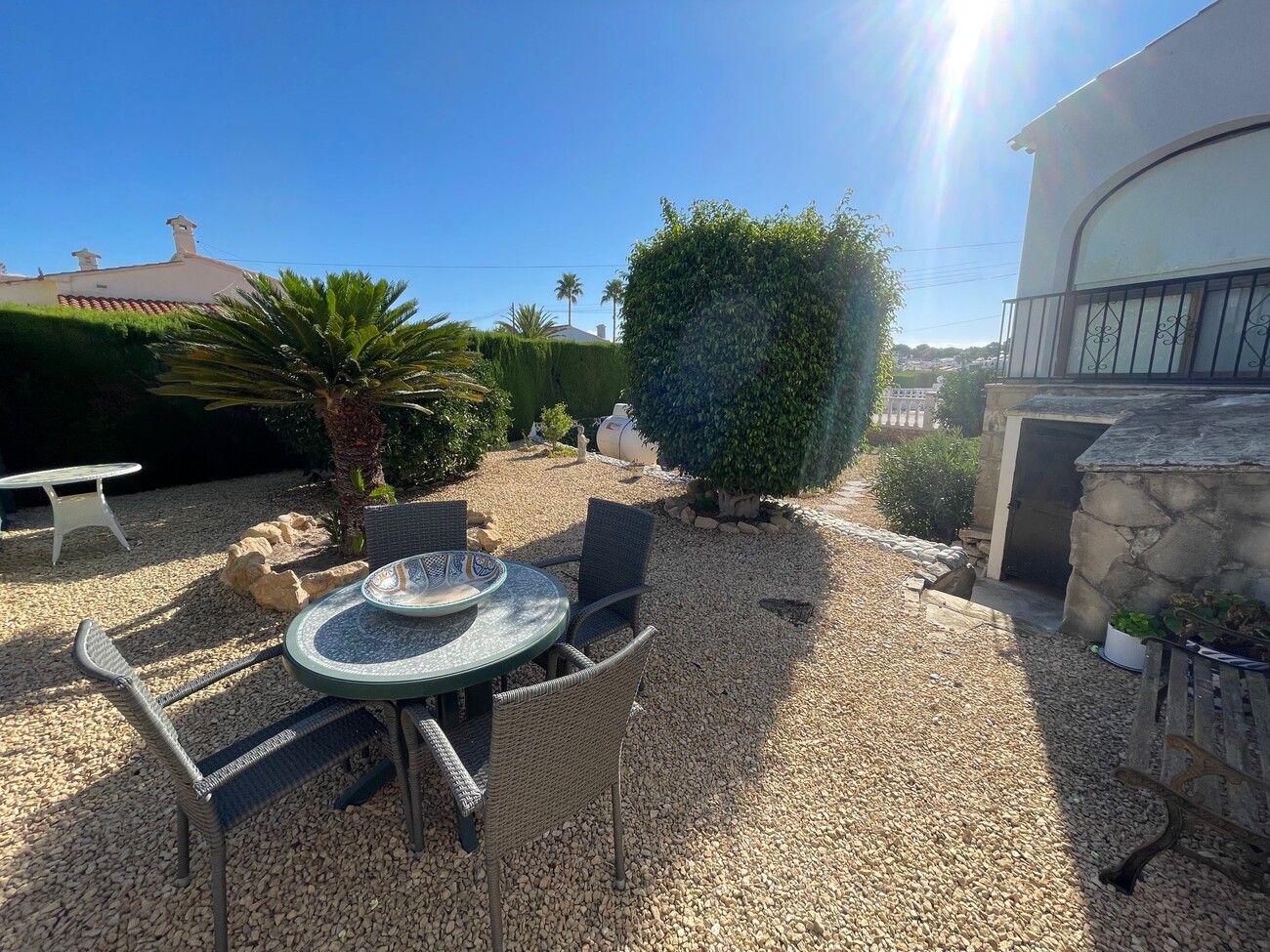 Master bedroom in villa for sale in Alfas del Pi
