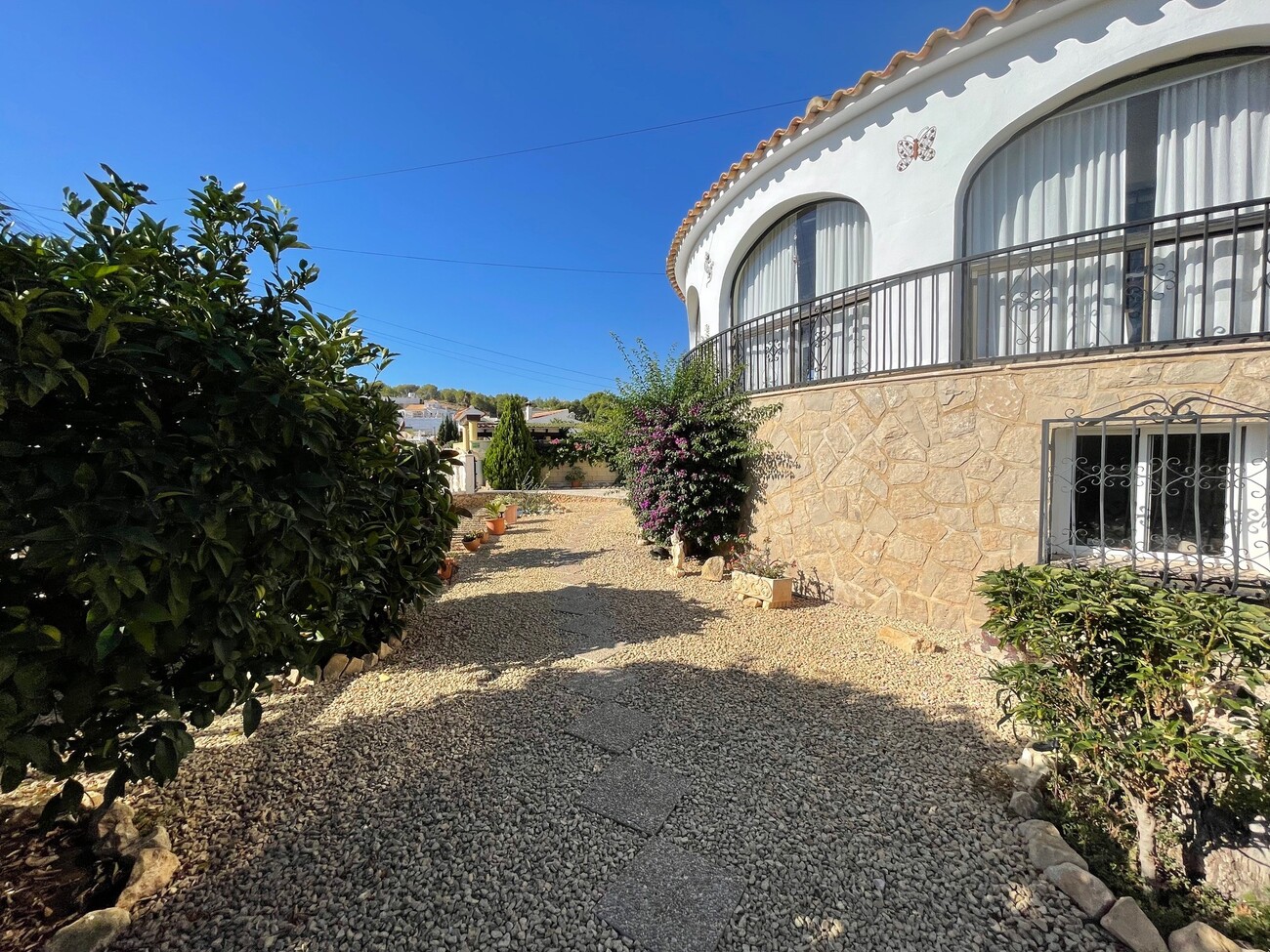 Pool area in villa for sale in Alfas del Pi