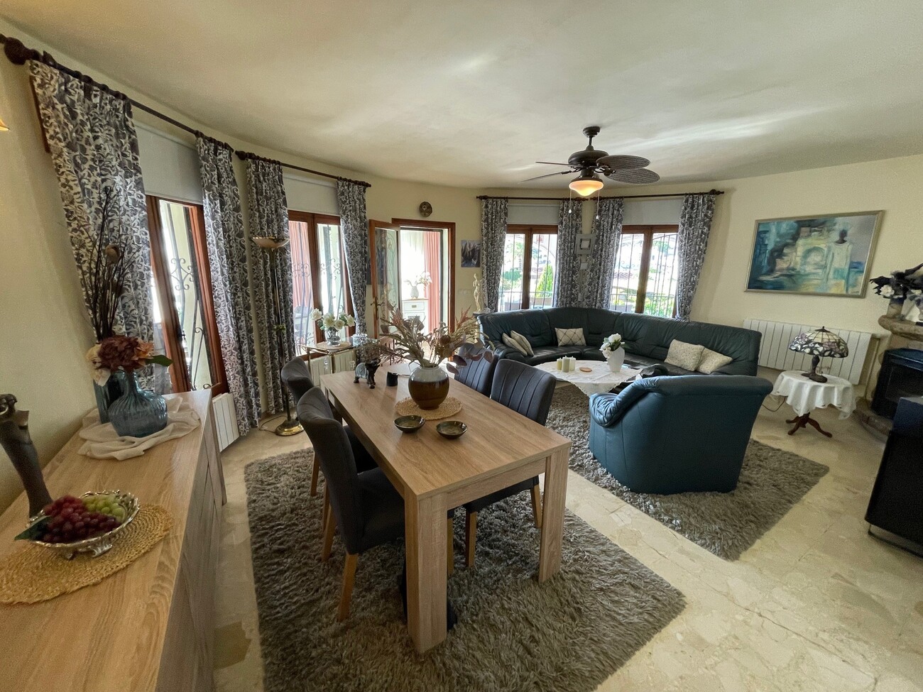 Master bedroom in villa for sale in Alfas del Pi
