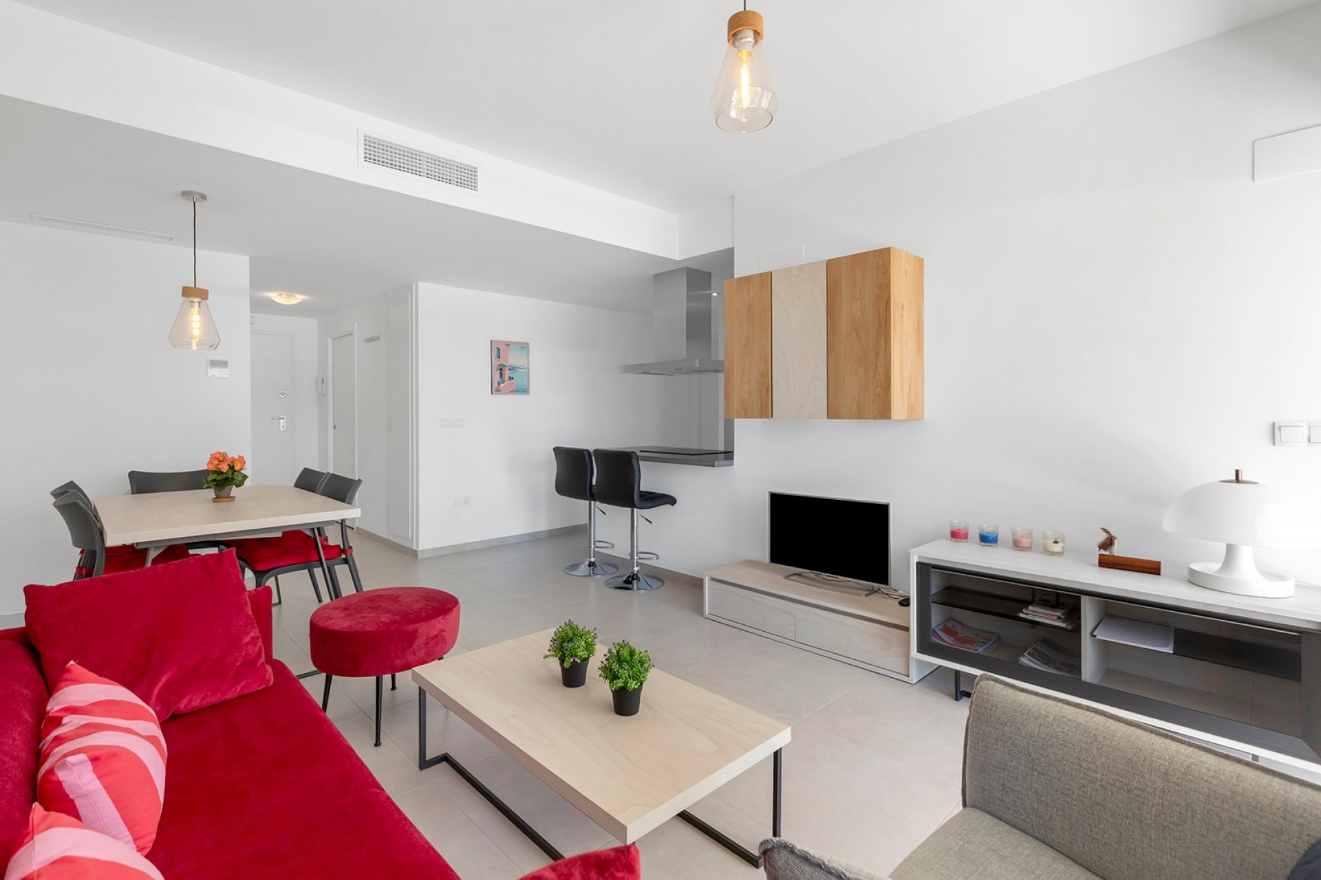 Pool area in apartment for sale in Orihuela Costa