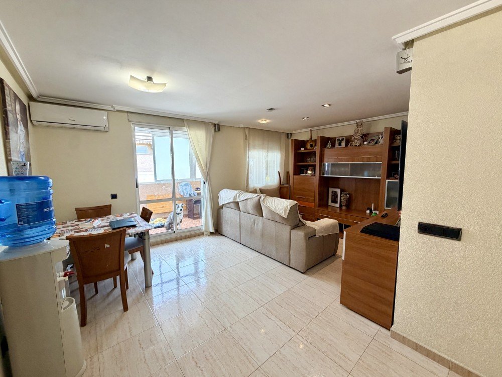 Terrace in penthouse for sale in Torrevieja