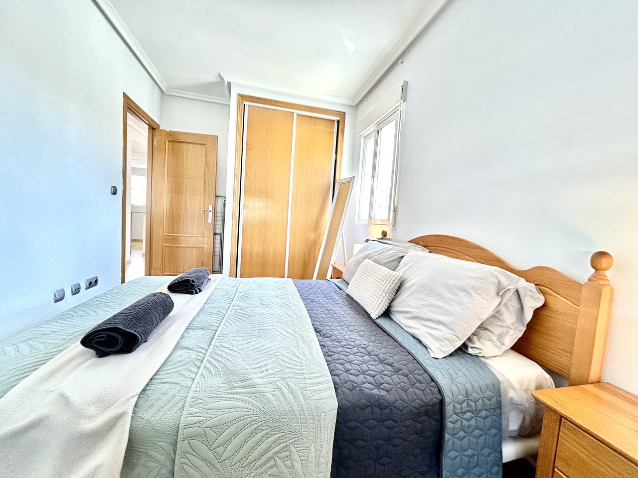 Pool area in apartment for sale in Villamartin