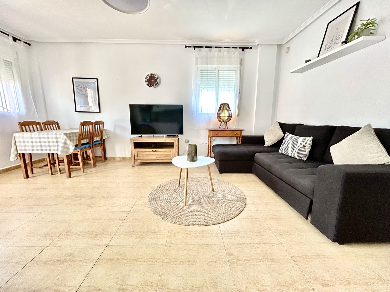 Pool area in apartment for sale in Villamartin