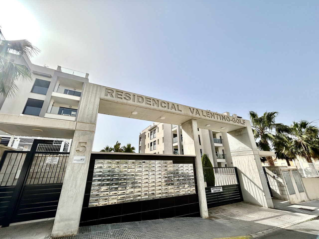 Pool area in apartment for sale in Villamartin