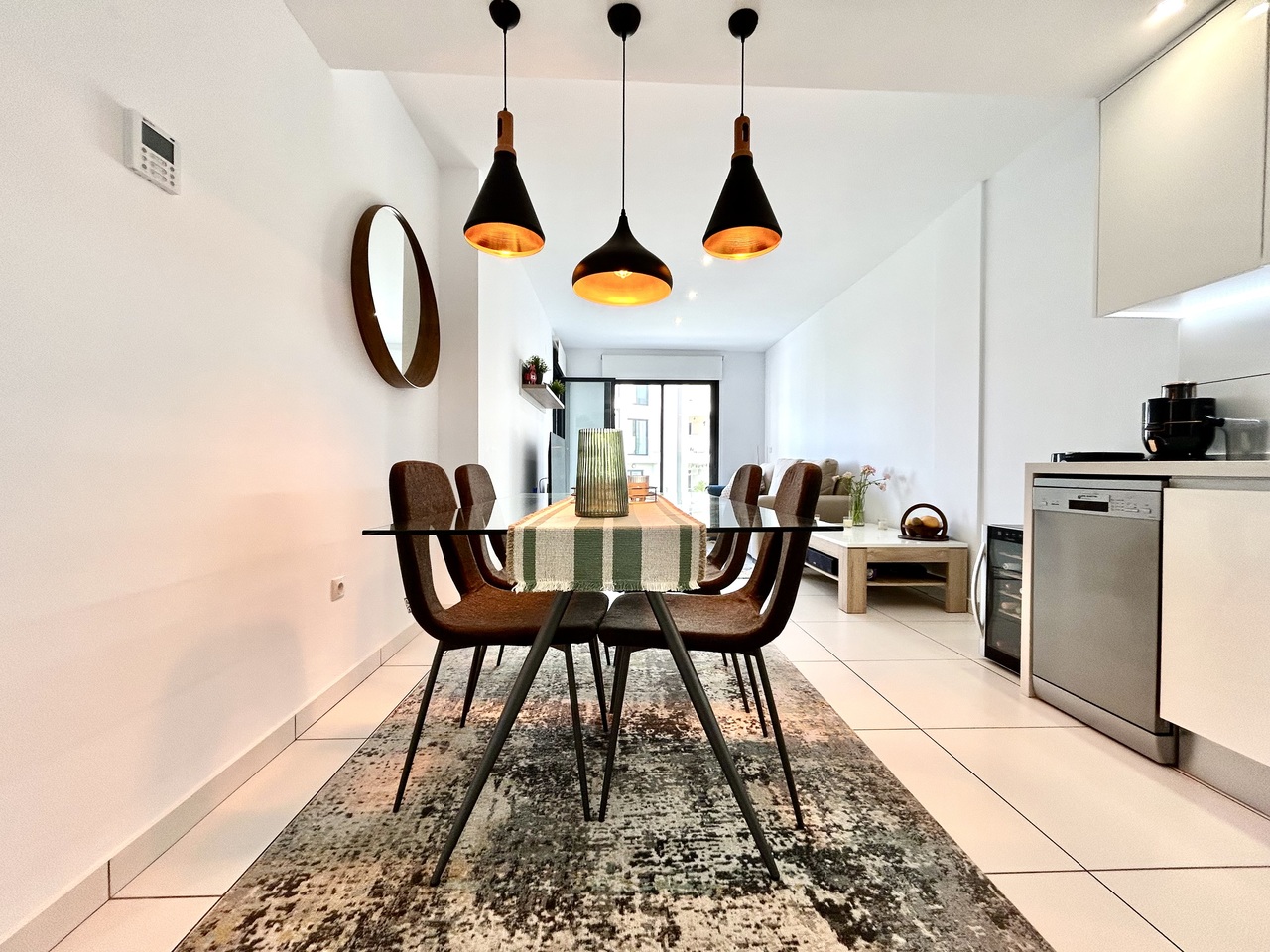 Pool area in apartment for sale in Villamartin