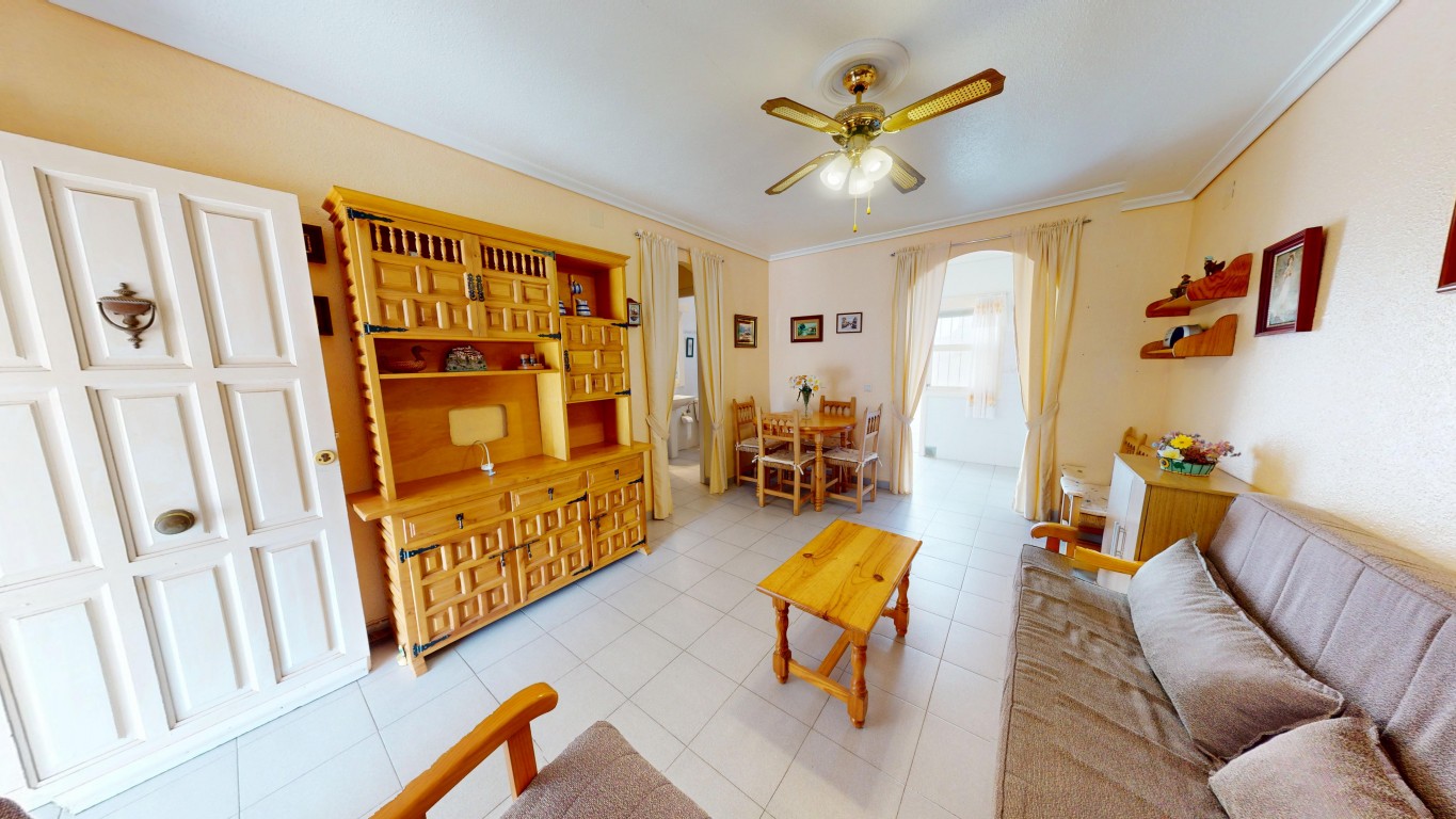 Pool area in bungalow for sale in Los Narejos