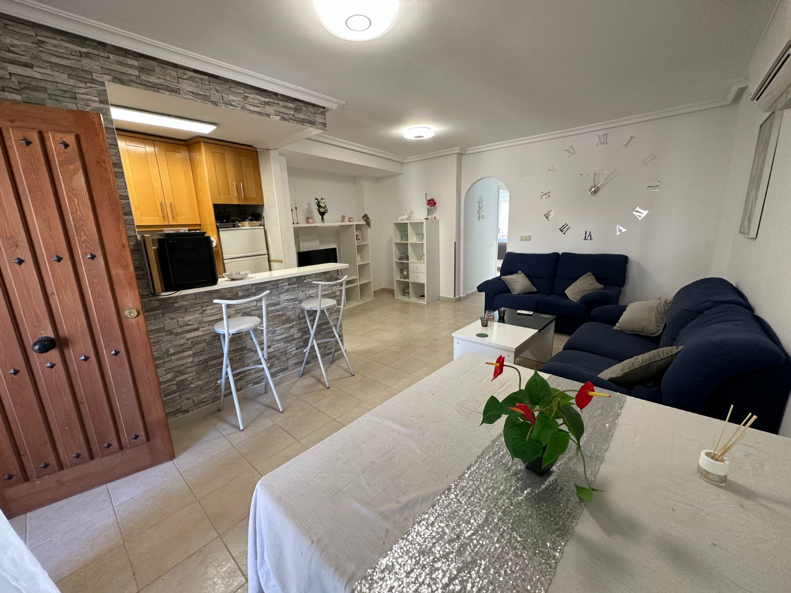 Pool area in apartment for sale in Jacarilla