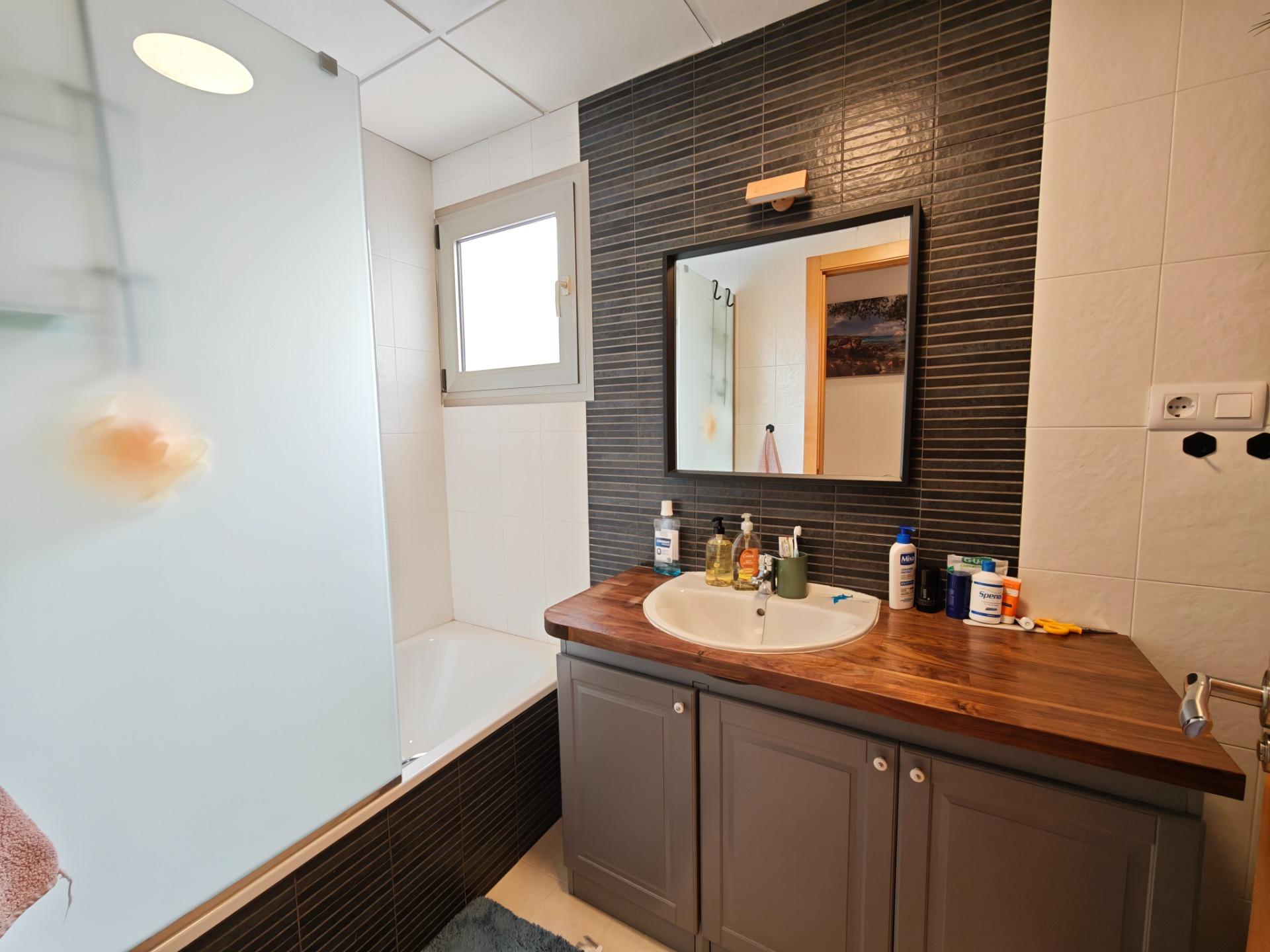 Bathroom in apartment for sale in San Miguel de Salinas