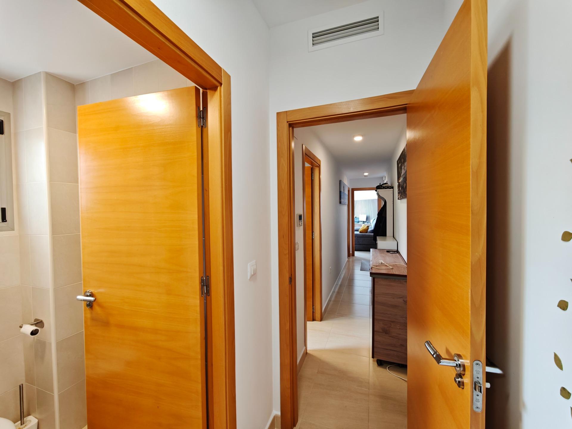 Living room in apartment for sale in San Miguel de Salinas