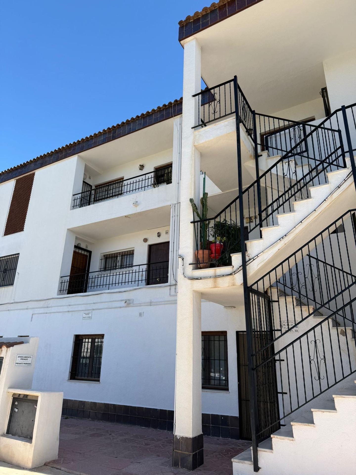 Pool area in apartment for sale in Torrevieja