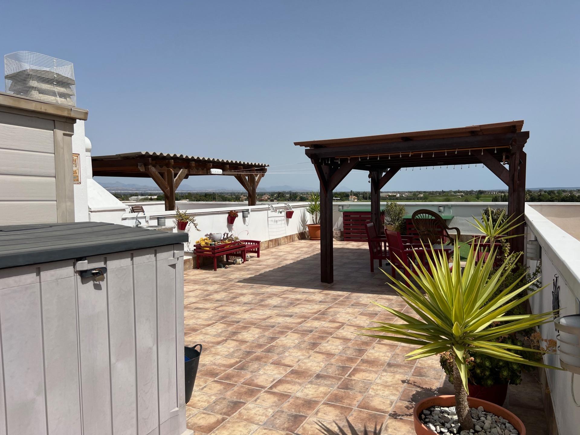 Pool area in apartment for sale in Dolores