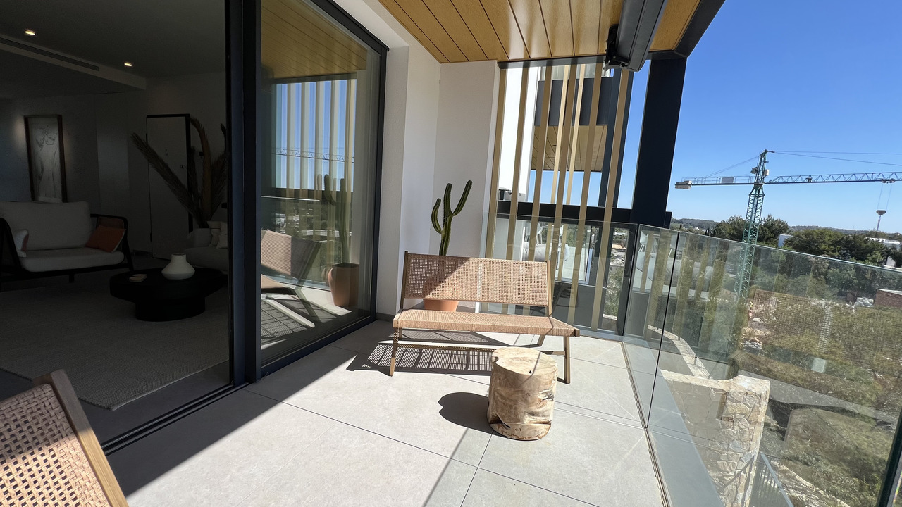 Master bedroom in apartment for sale in Las Colinas Golf