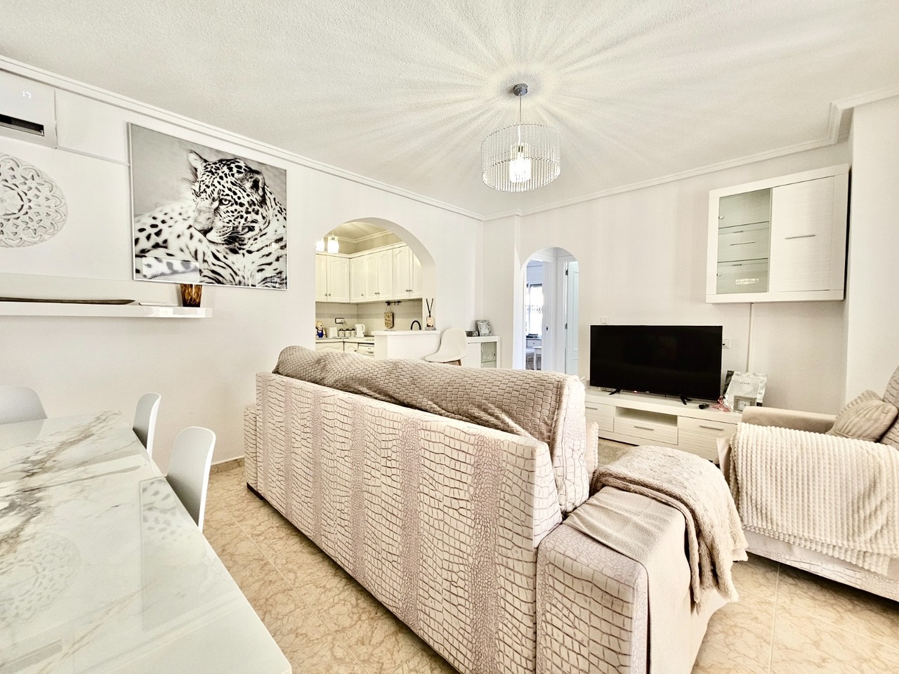 Dining area in terraced for sale in Punta Prima