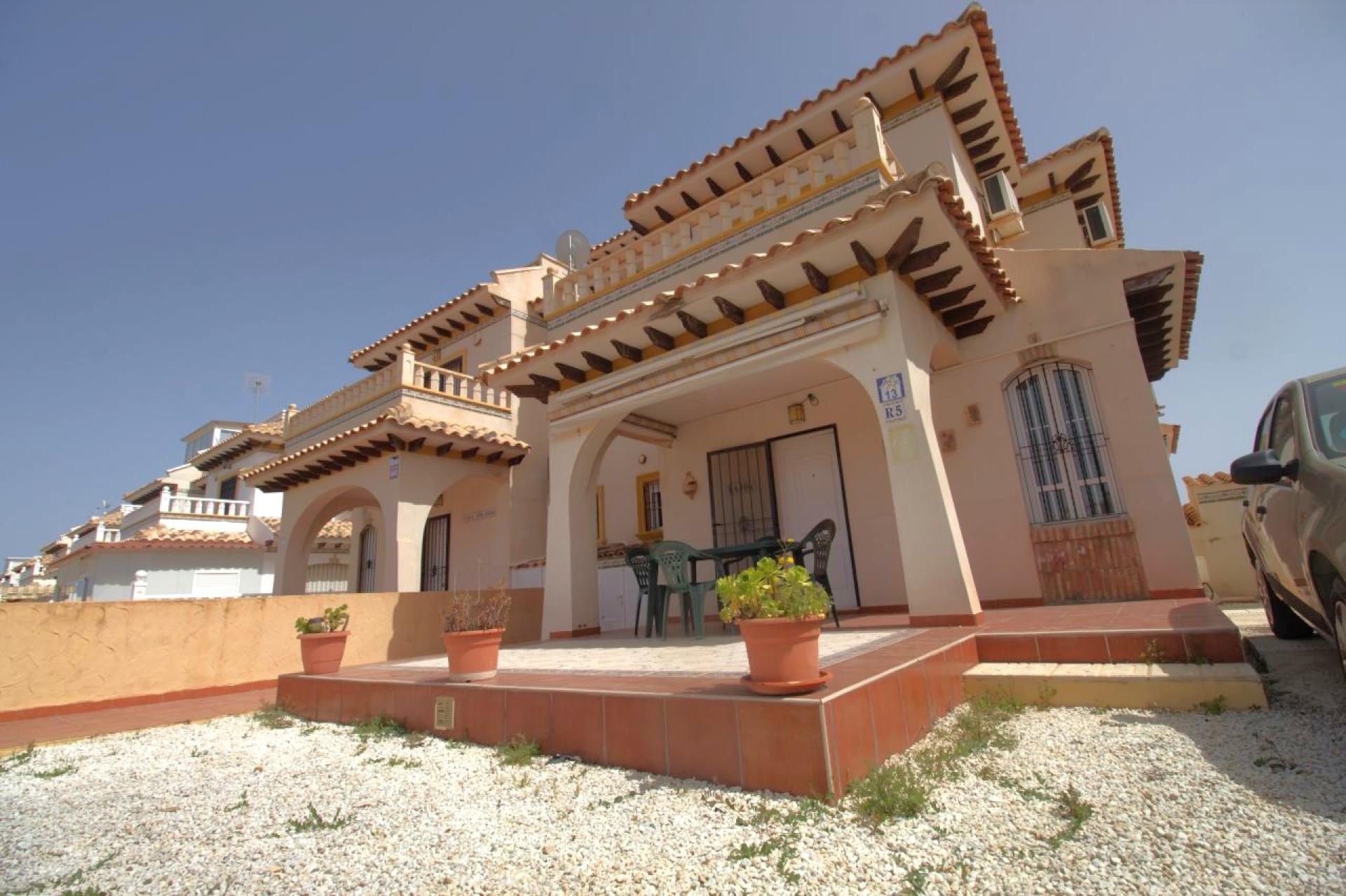 Pool area in terraced for sale in Orihuela Costa