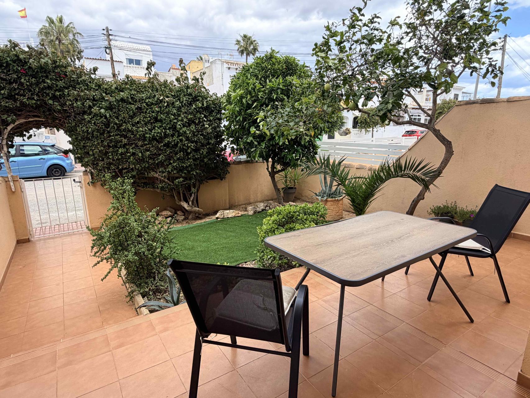 Terrace in bungalow for sale in Orihuela Costa