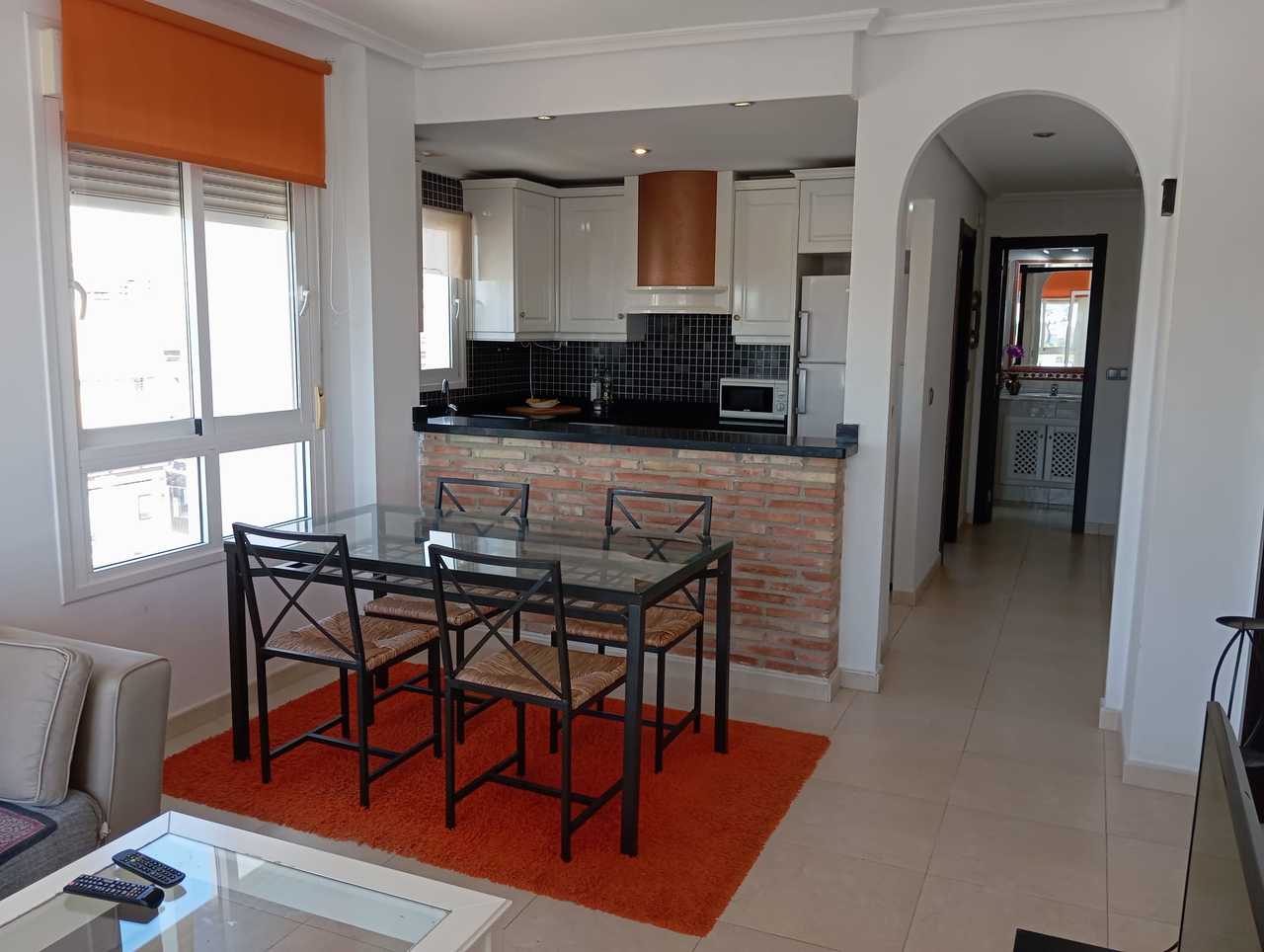 Pool area in apartment for sale in Villamartin