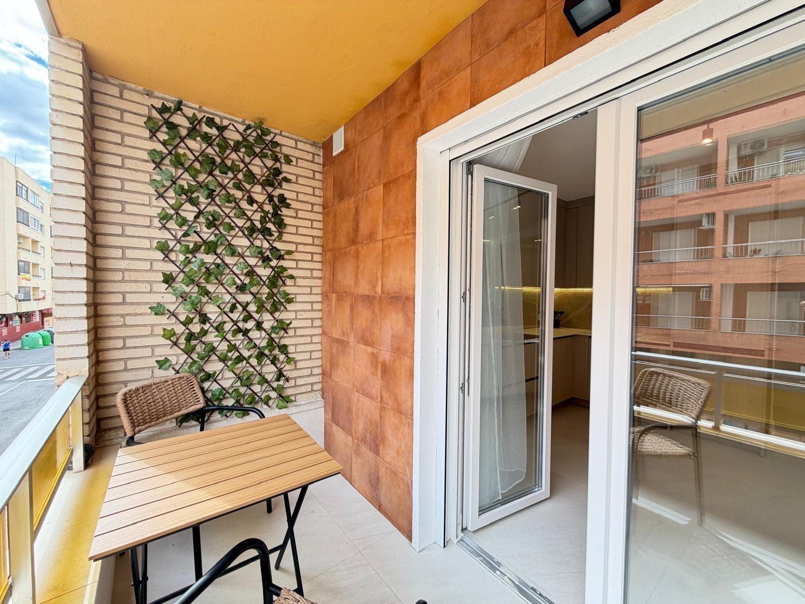 Pool area in apartment for sale in Torrevieja