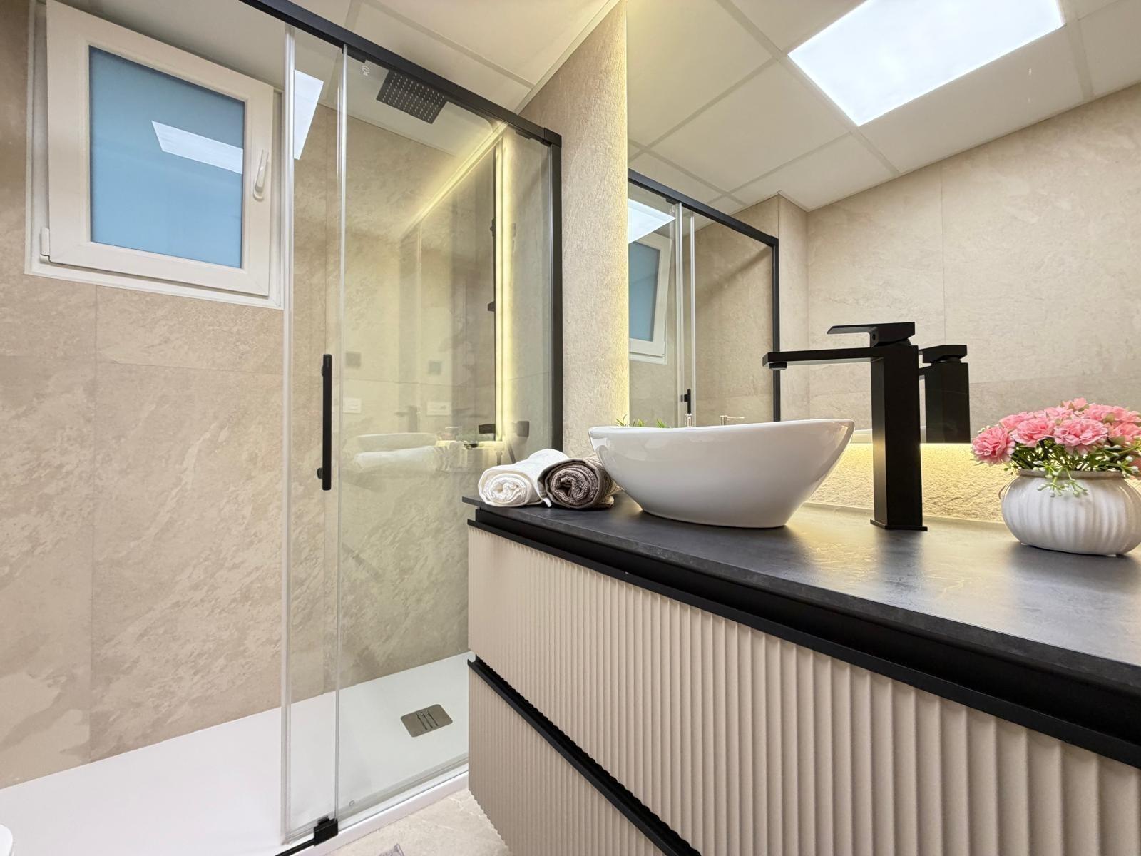 Bathroom in apartment for sale in Torrevieja
