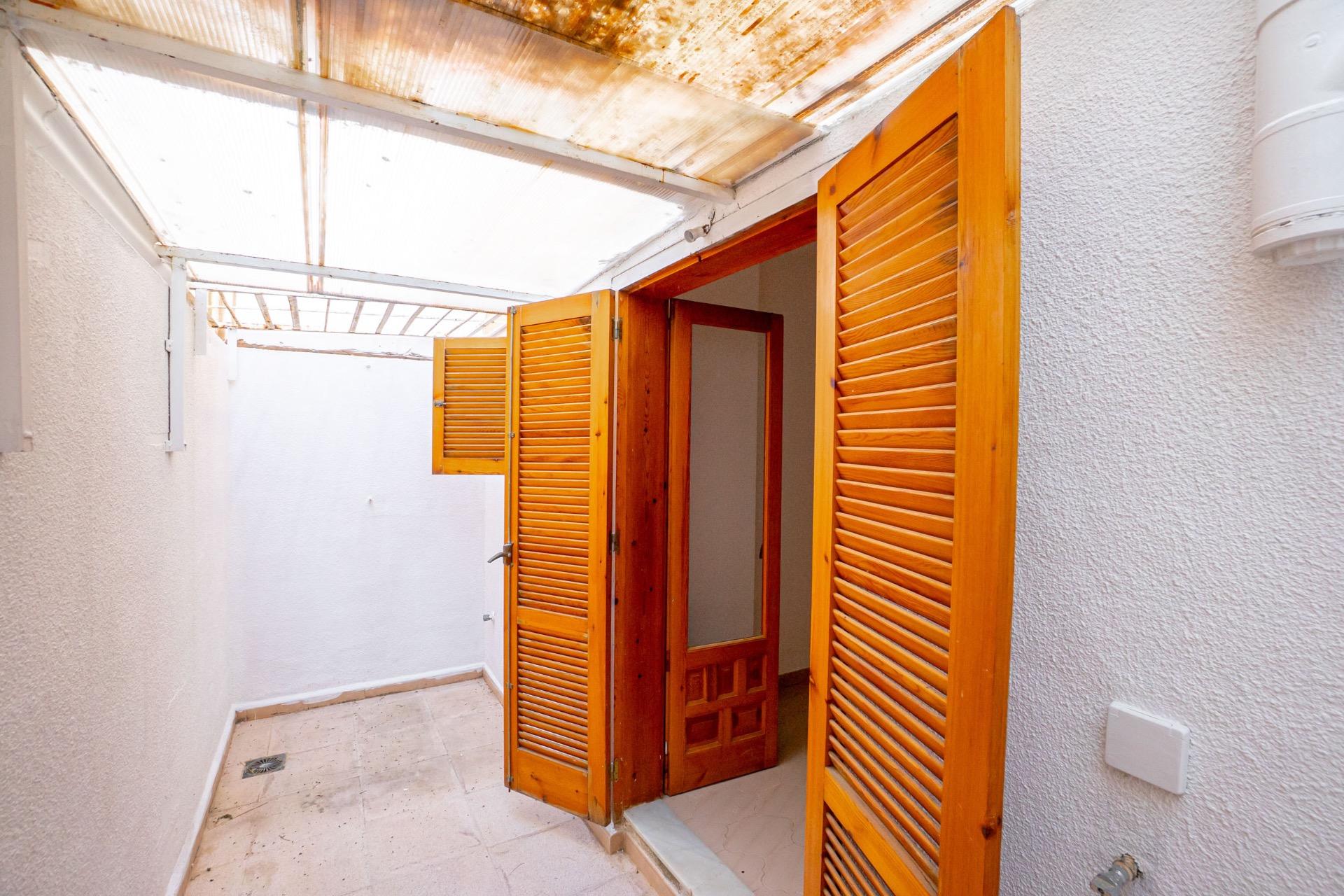 Garden in apartment for sale in Torrevieja