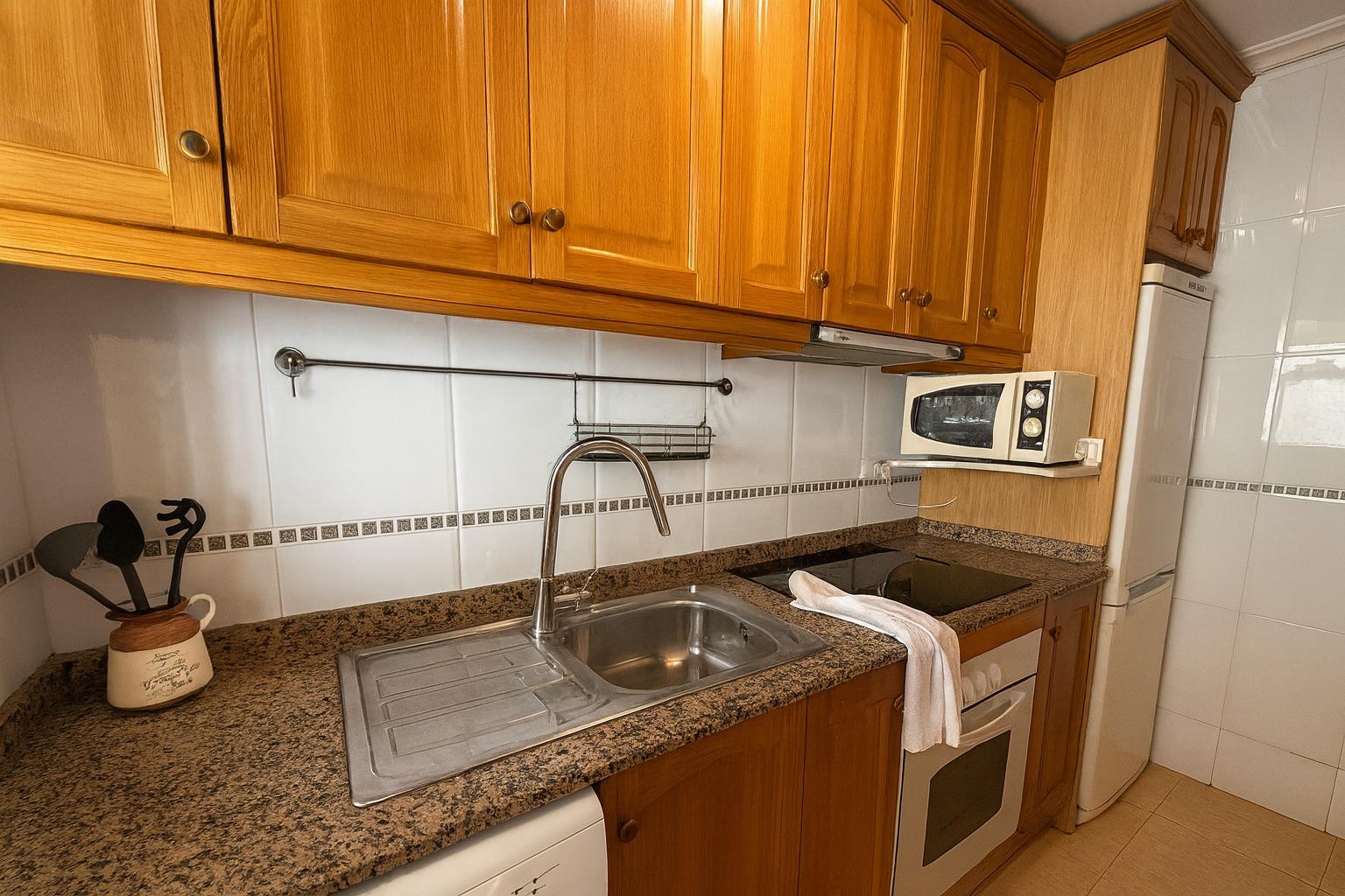 Pool area in apartment for sale in Torrevieja
