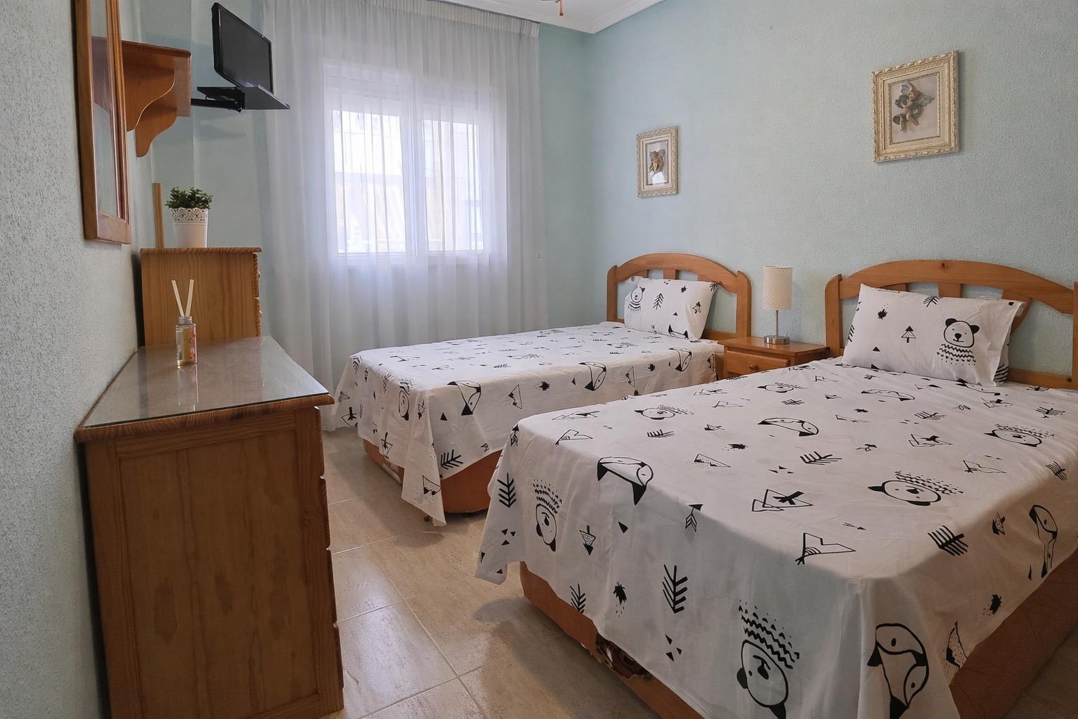 Pool area in apartment for sale in Torrevieja