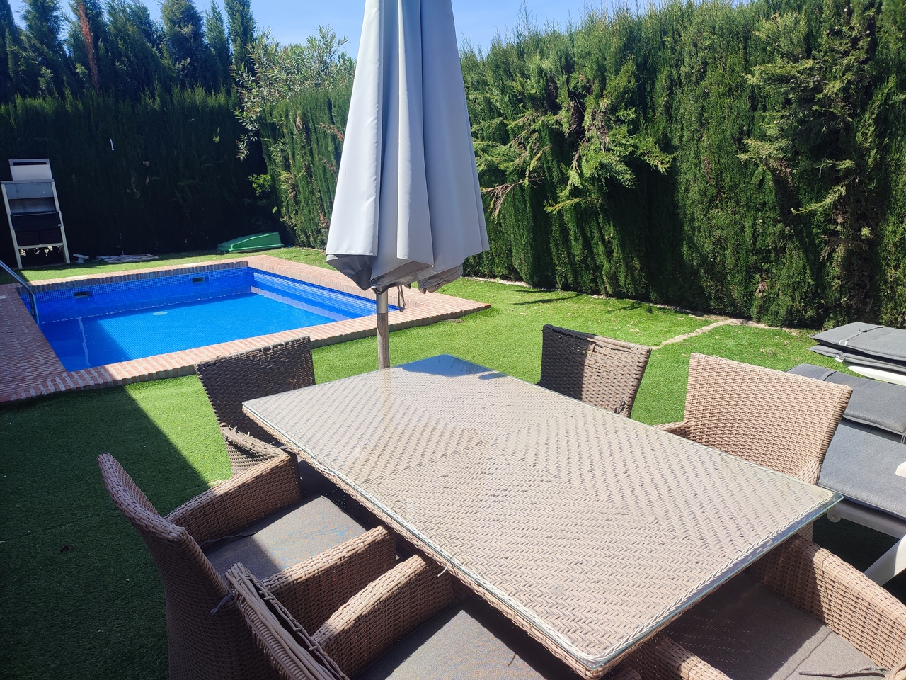 Garden in villa for sale in Peraleja Golf