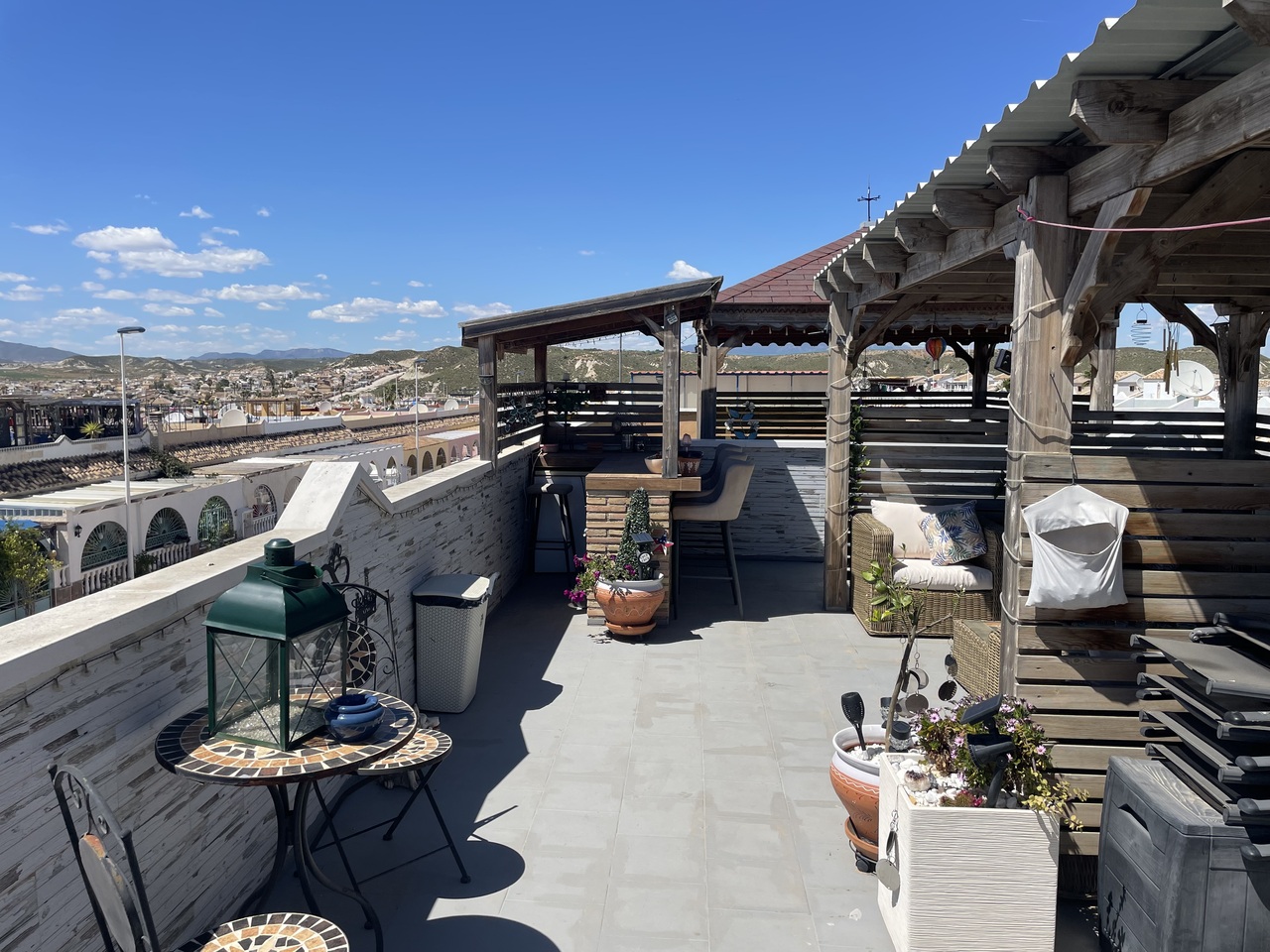 Pool area in terraced for sale in Camposol