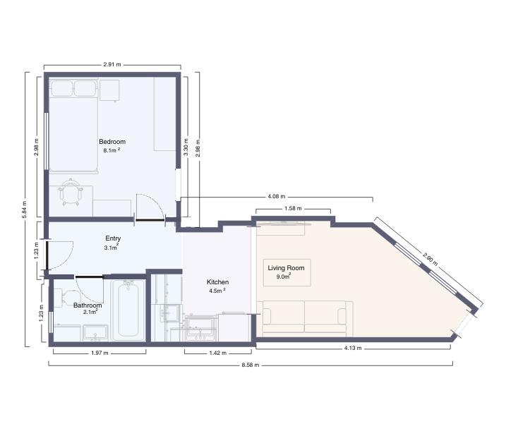 Exterior view in apartment for sale in Torrevieja