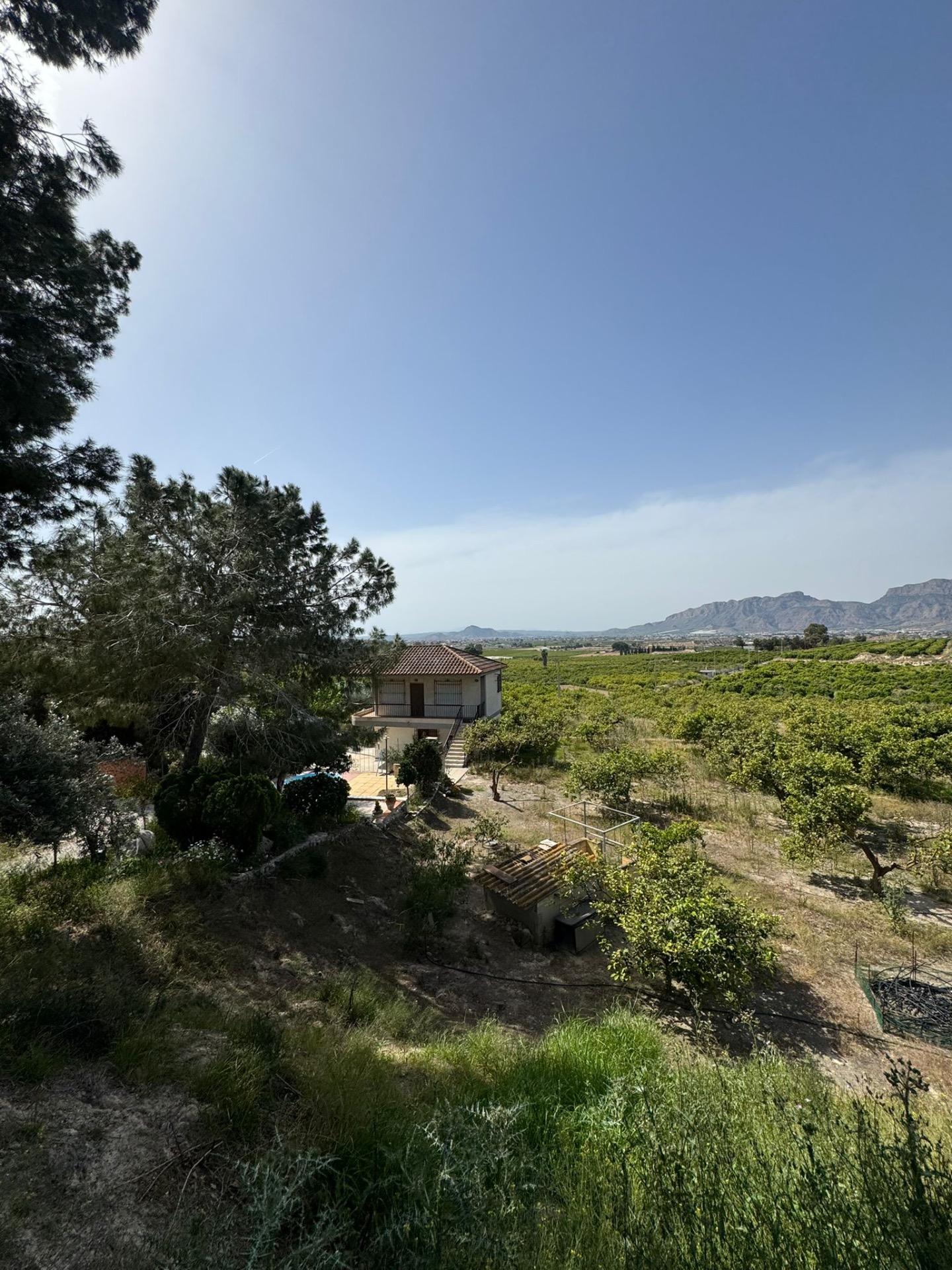 Dining area in finca for sale in Orihuela