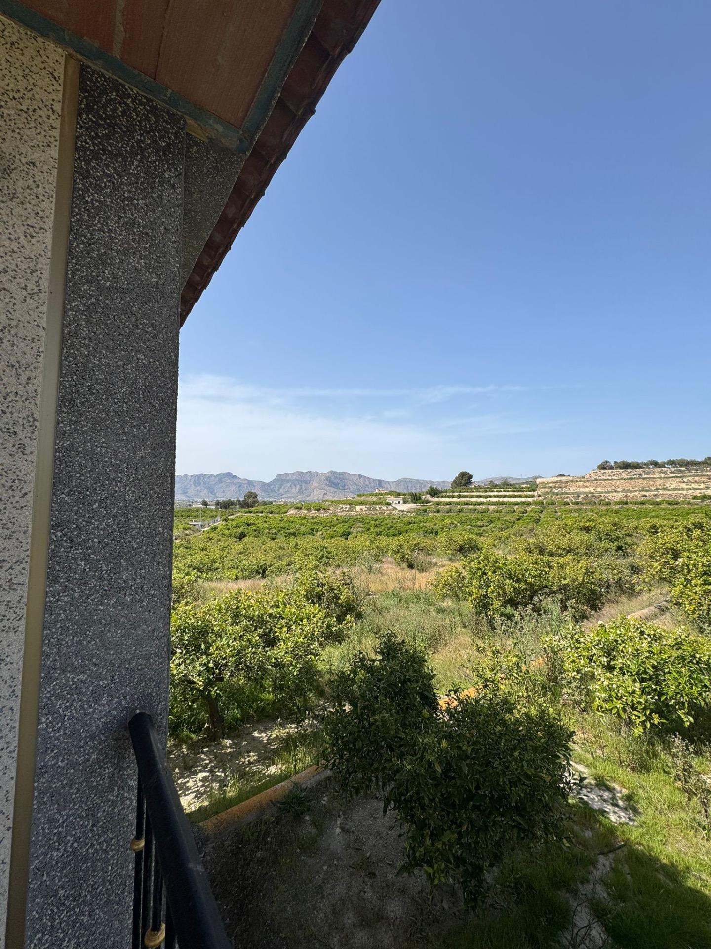 Master bedroom in finca for sale in Orihuela