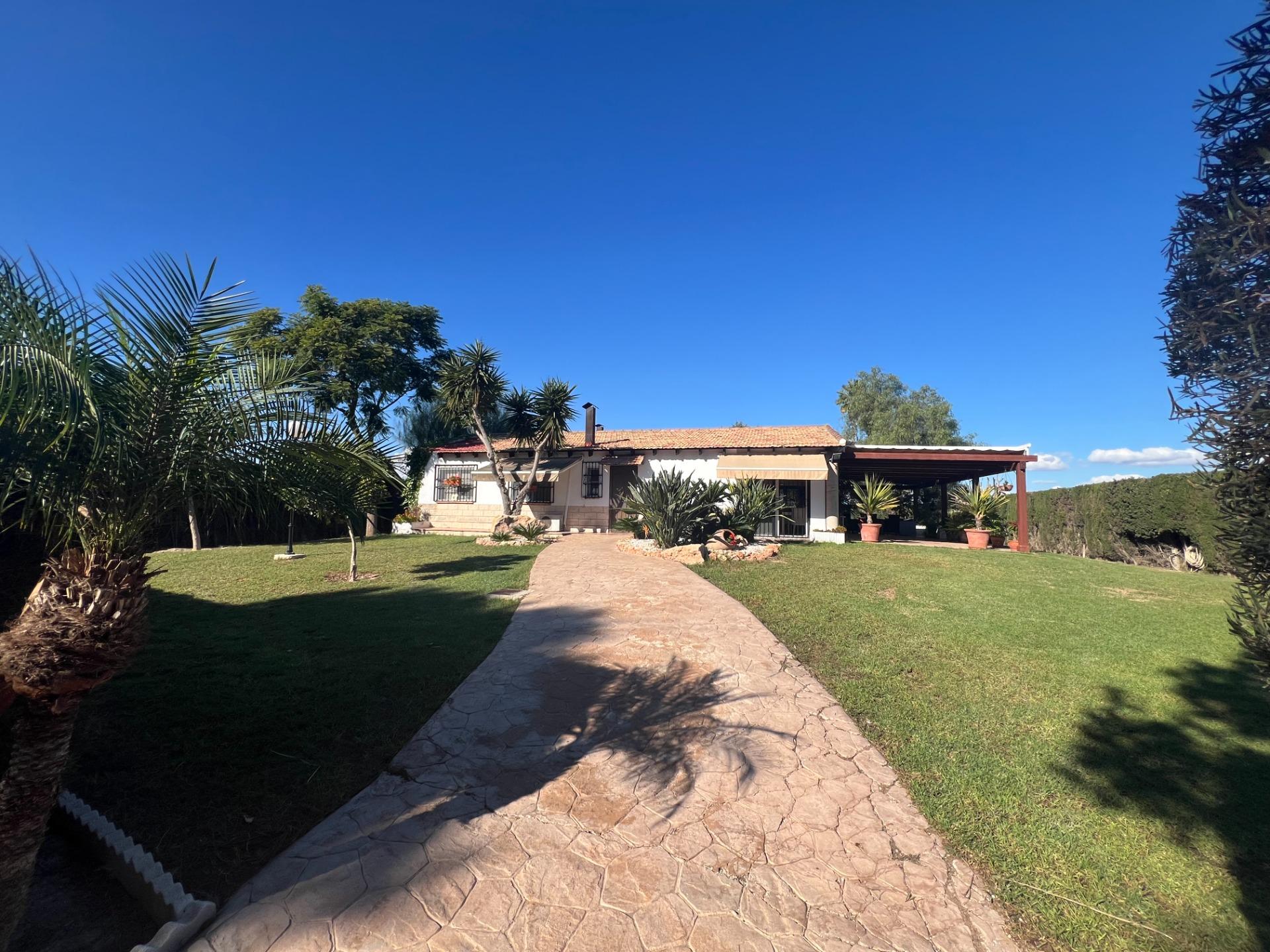 Pool area in finca for sale in Dolores