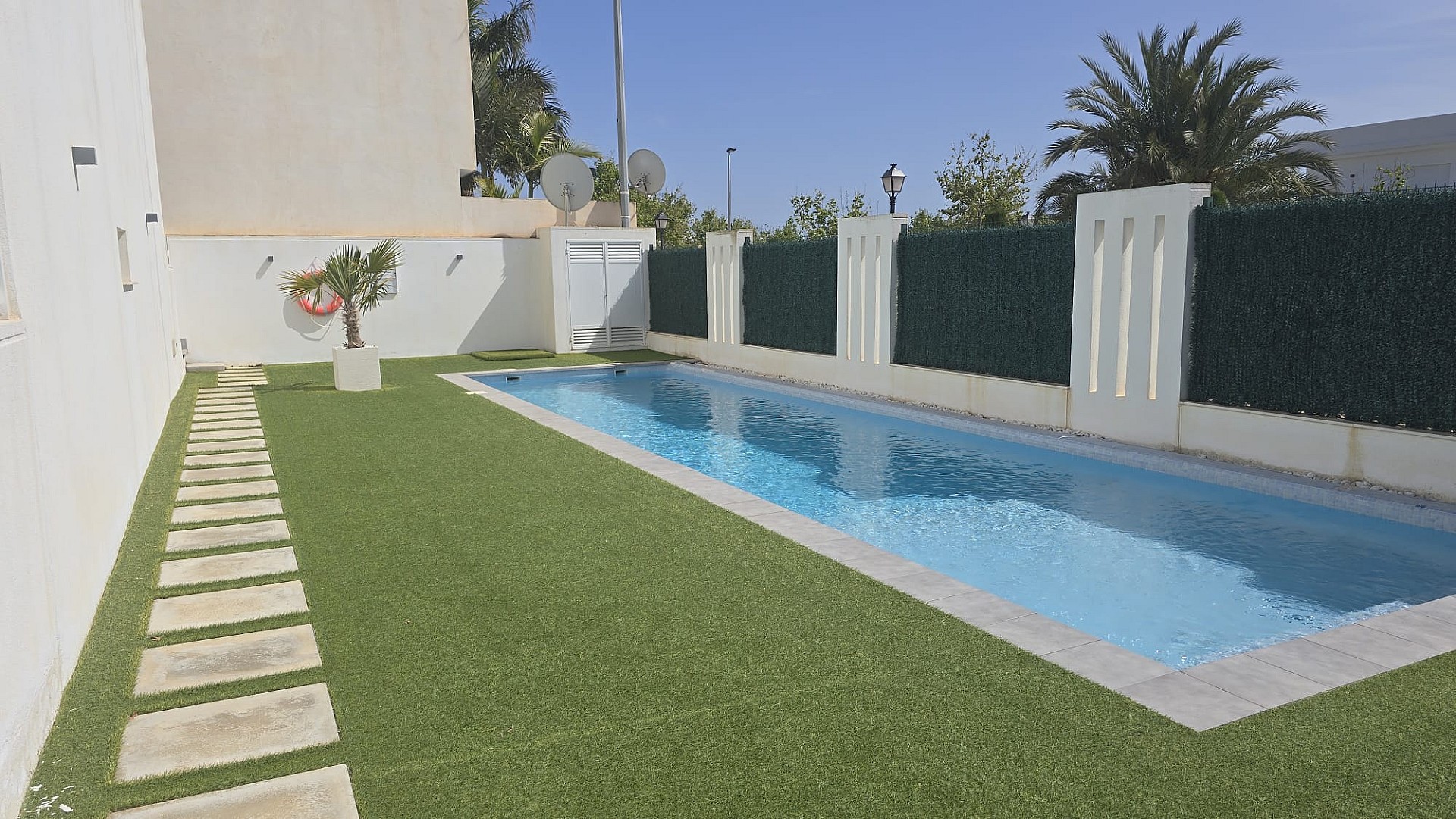 Dining area in penthouse for sale in San Pedro del Pinatar