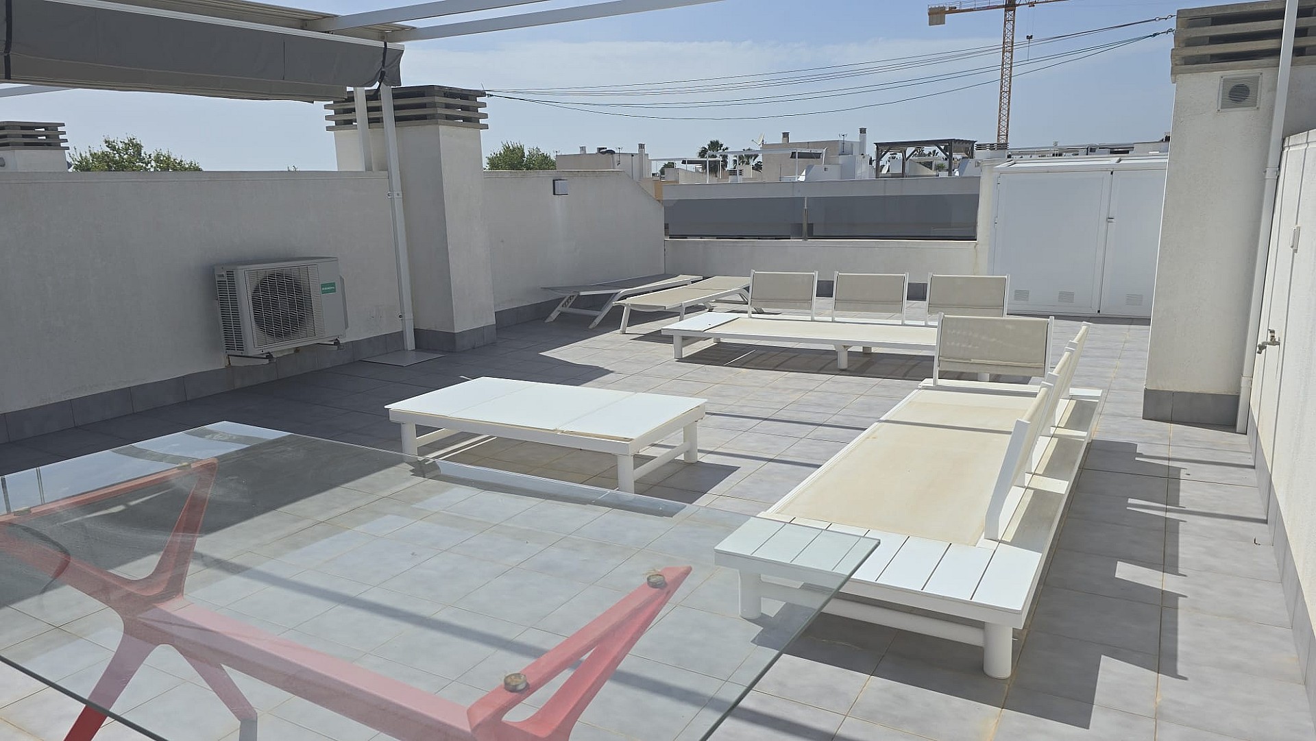 Living room in penthouse for sale in San Pedro del Pinatar