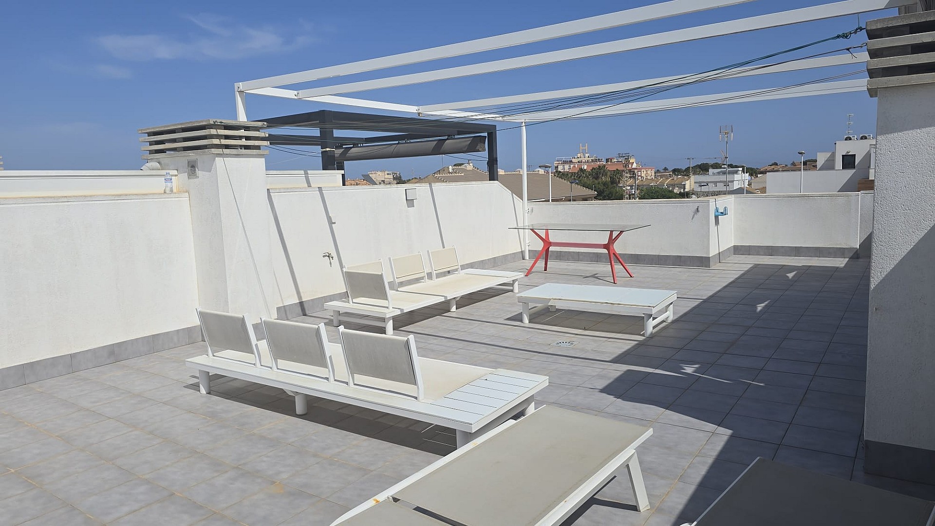 Master bedroom in penthouse for sale in San Pedro del Pinatar
