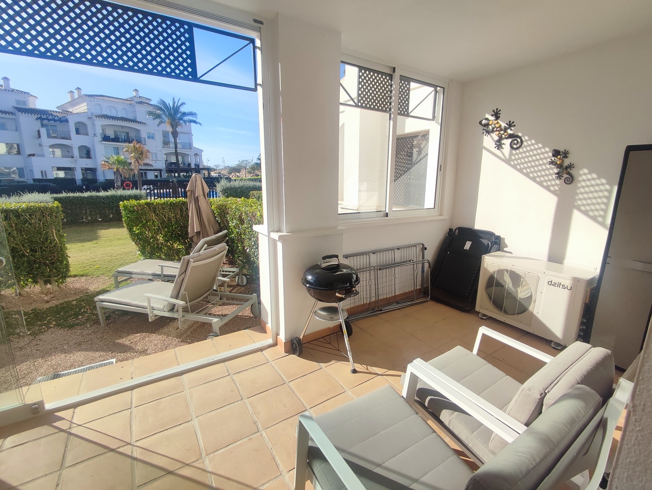 Dining area in apartment for sale in Hacienda Riquelme Golf Resort
