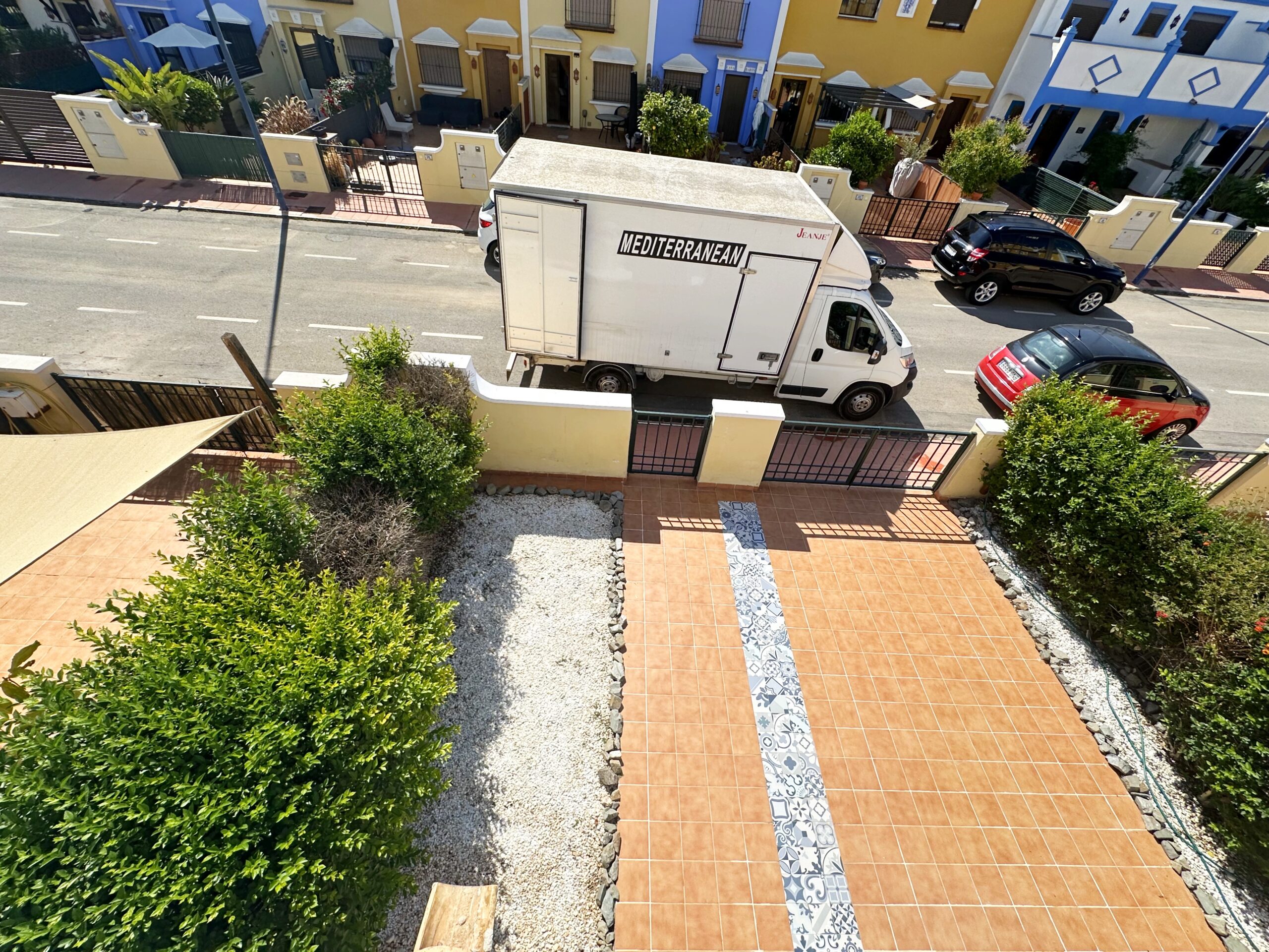 Pool area in villa for sale in San Javier