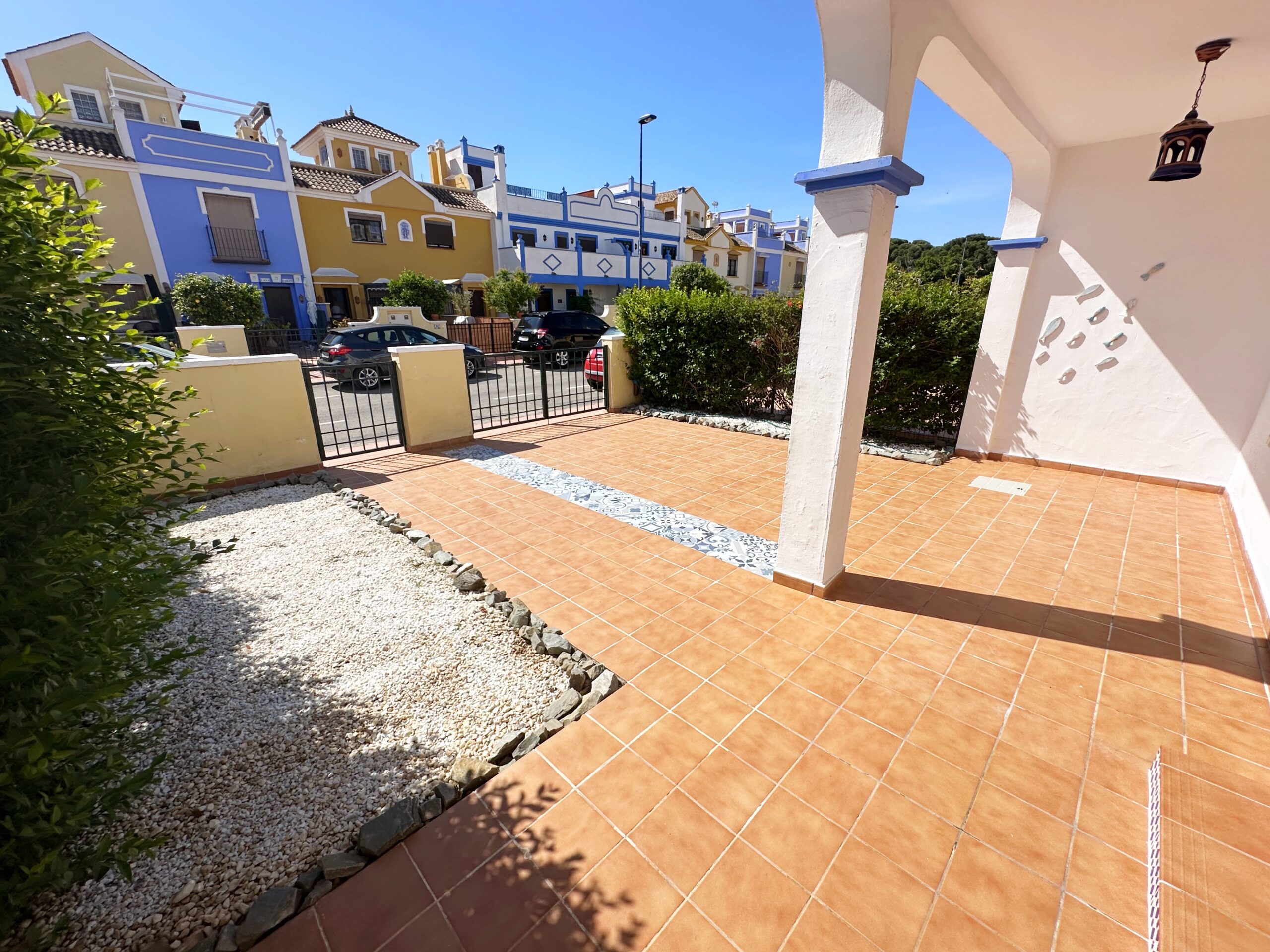 Pool area in villa for sale in San Javier