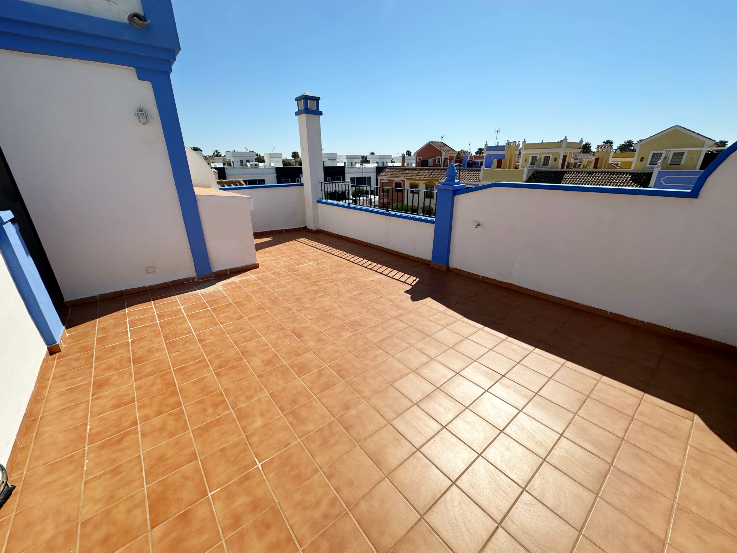 Pool area in villa for sale in San Javier