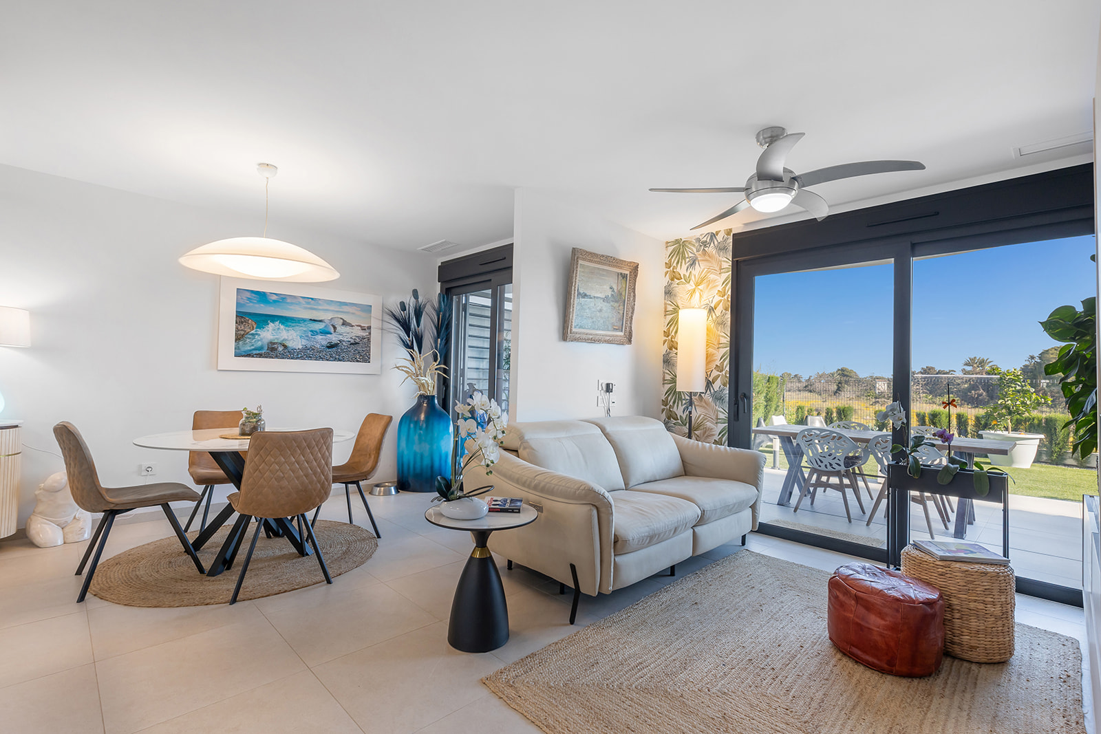 Garden in apartment for sale in Torrevieja