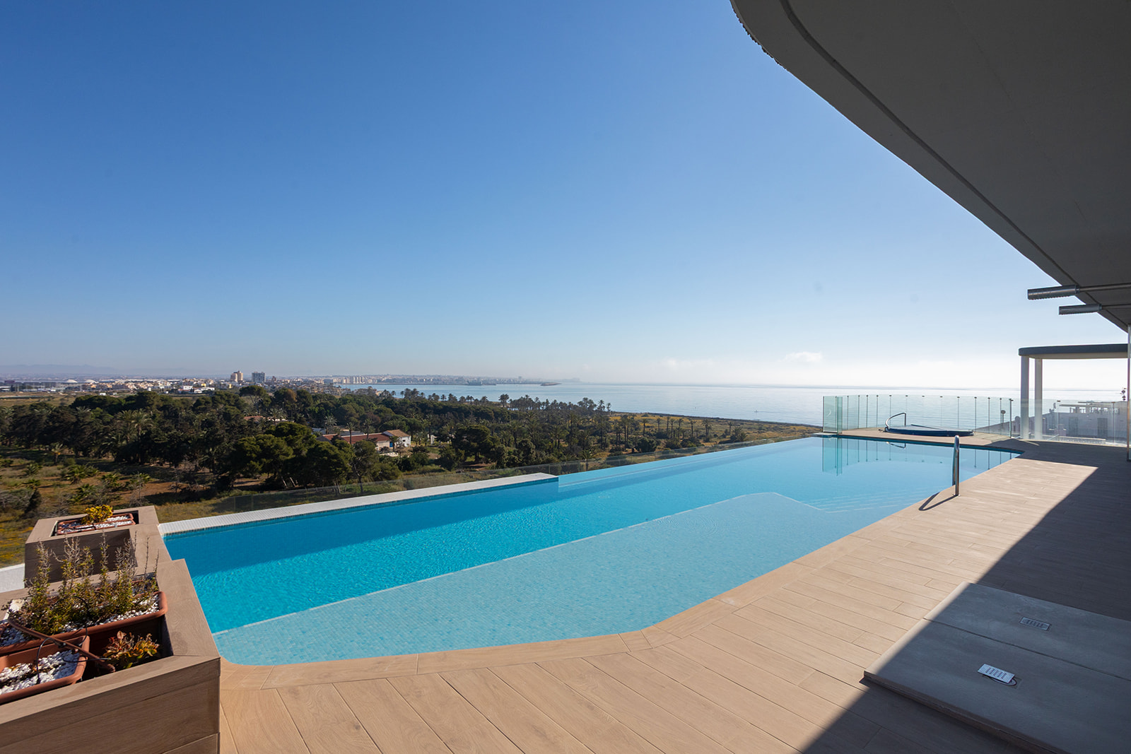 Pool area in apartment for sale in Torrevieja