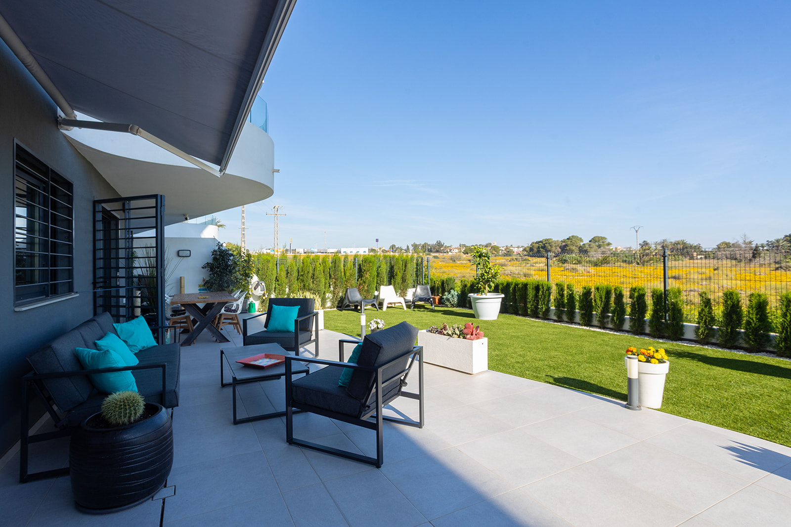Pool area in apartment for sale in Torrevieja