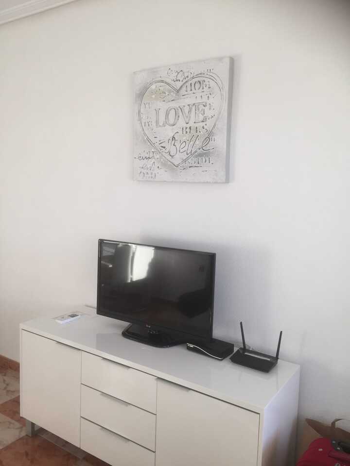 Pool area in apartment for sale in Cabo Roig