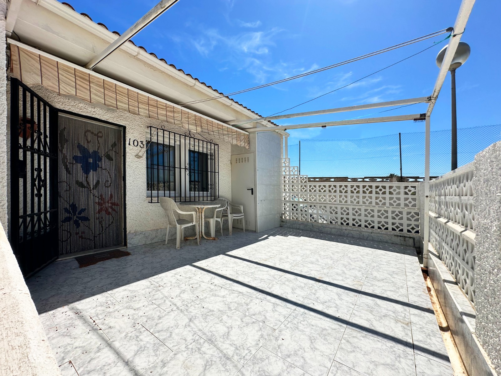 Pool area in terraced for sale in Guardamar del Segura