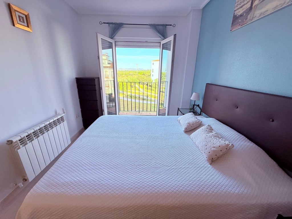 Pool area in apartment for sale in Hacienda Riquelme Golf Resort
