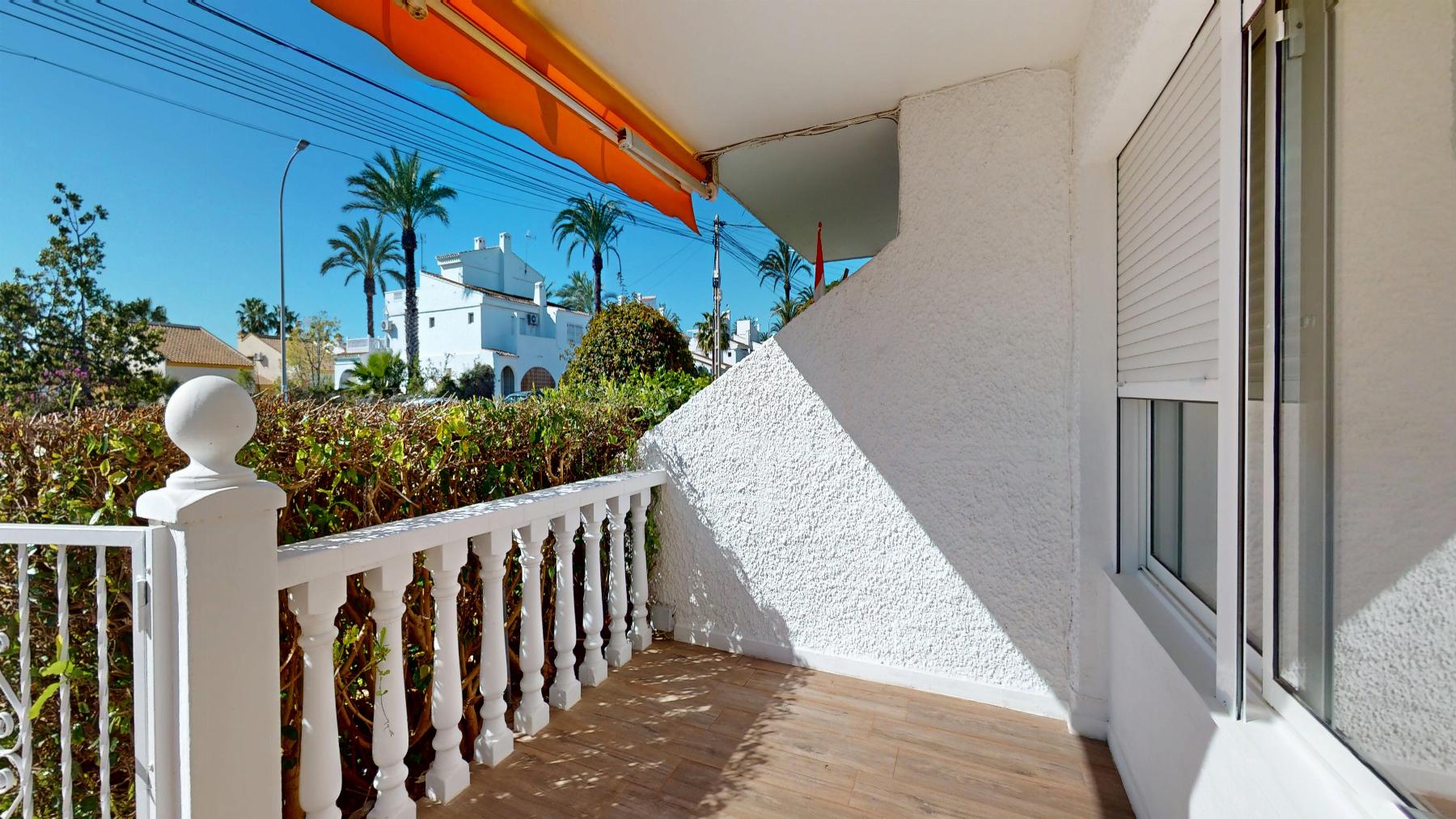Terrace in bungalow for sale in Orihuela Costa